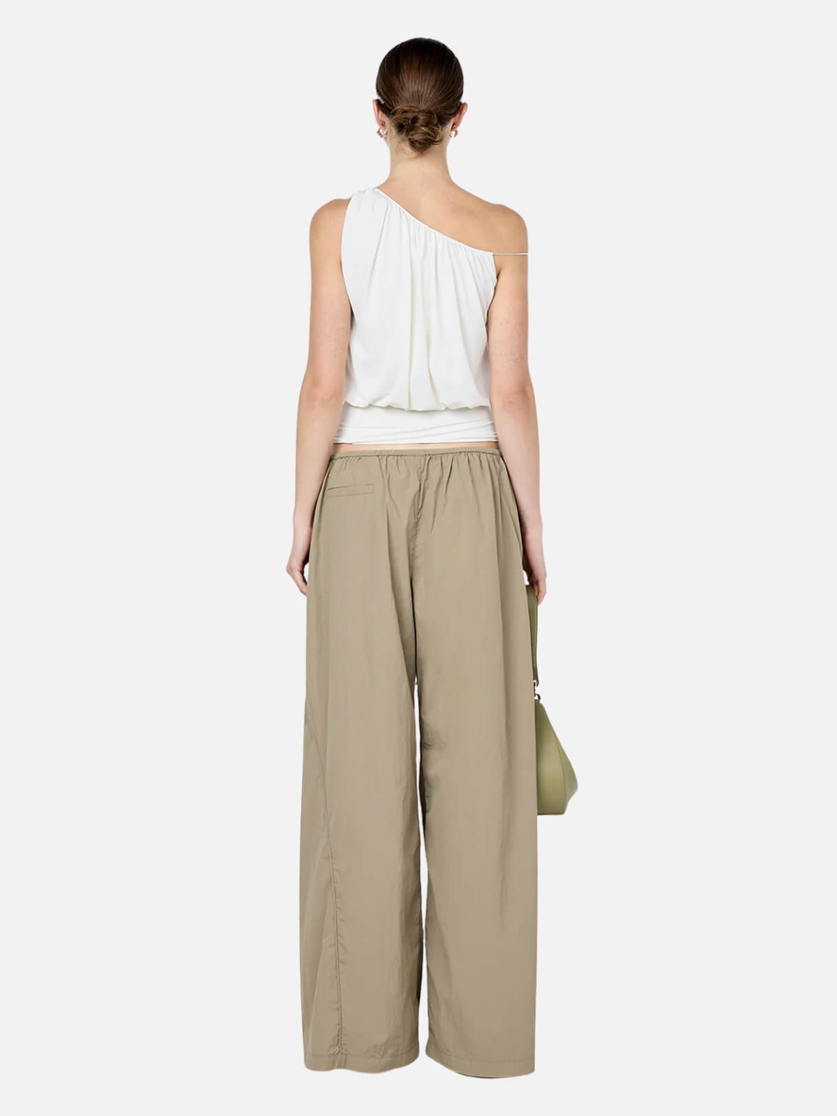 Brigitte Cowl Asym Top - Snow