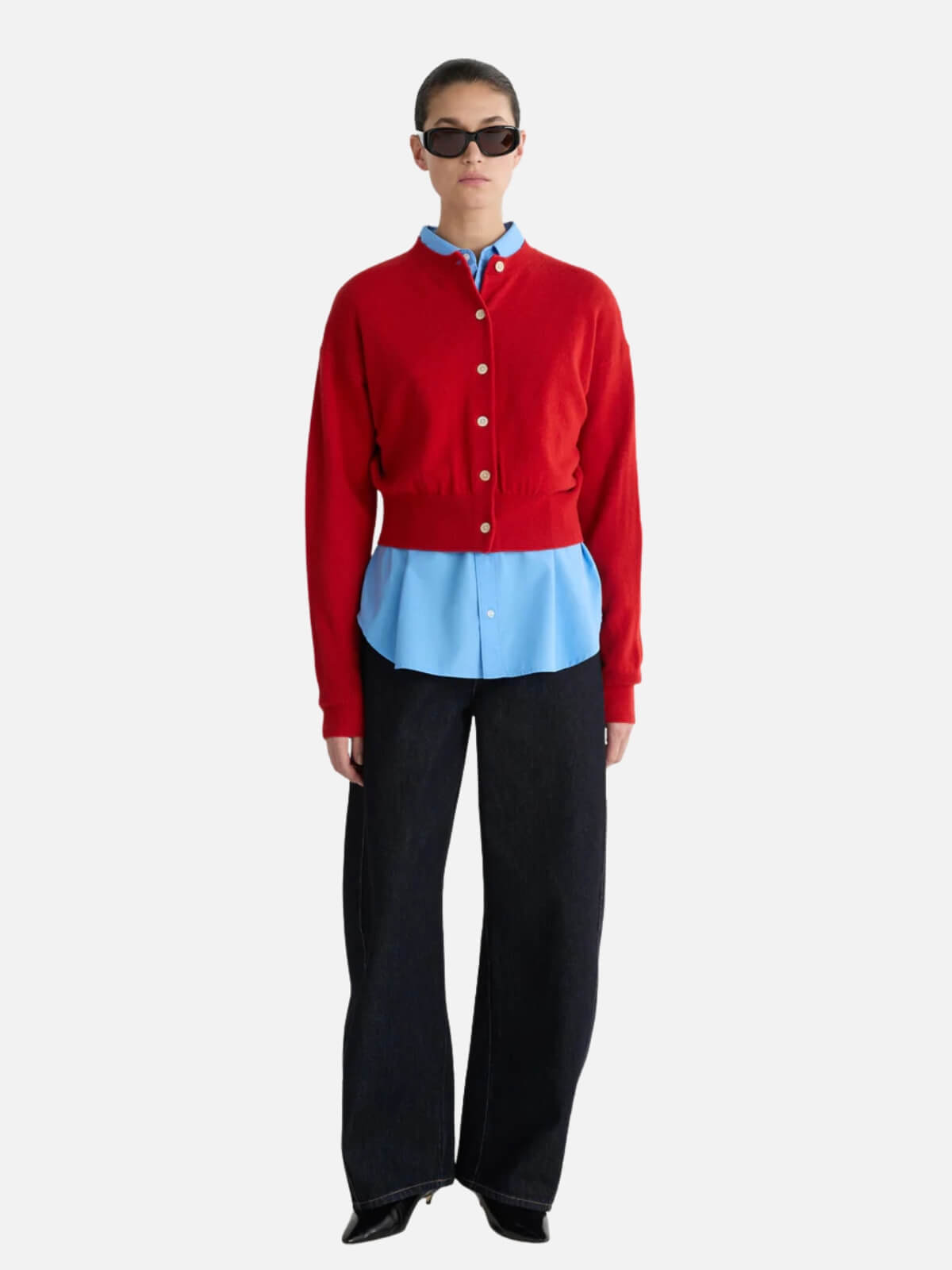 The Chloe Cardigan - Red