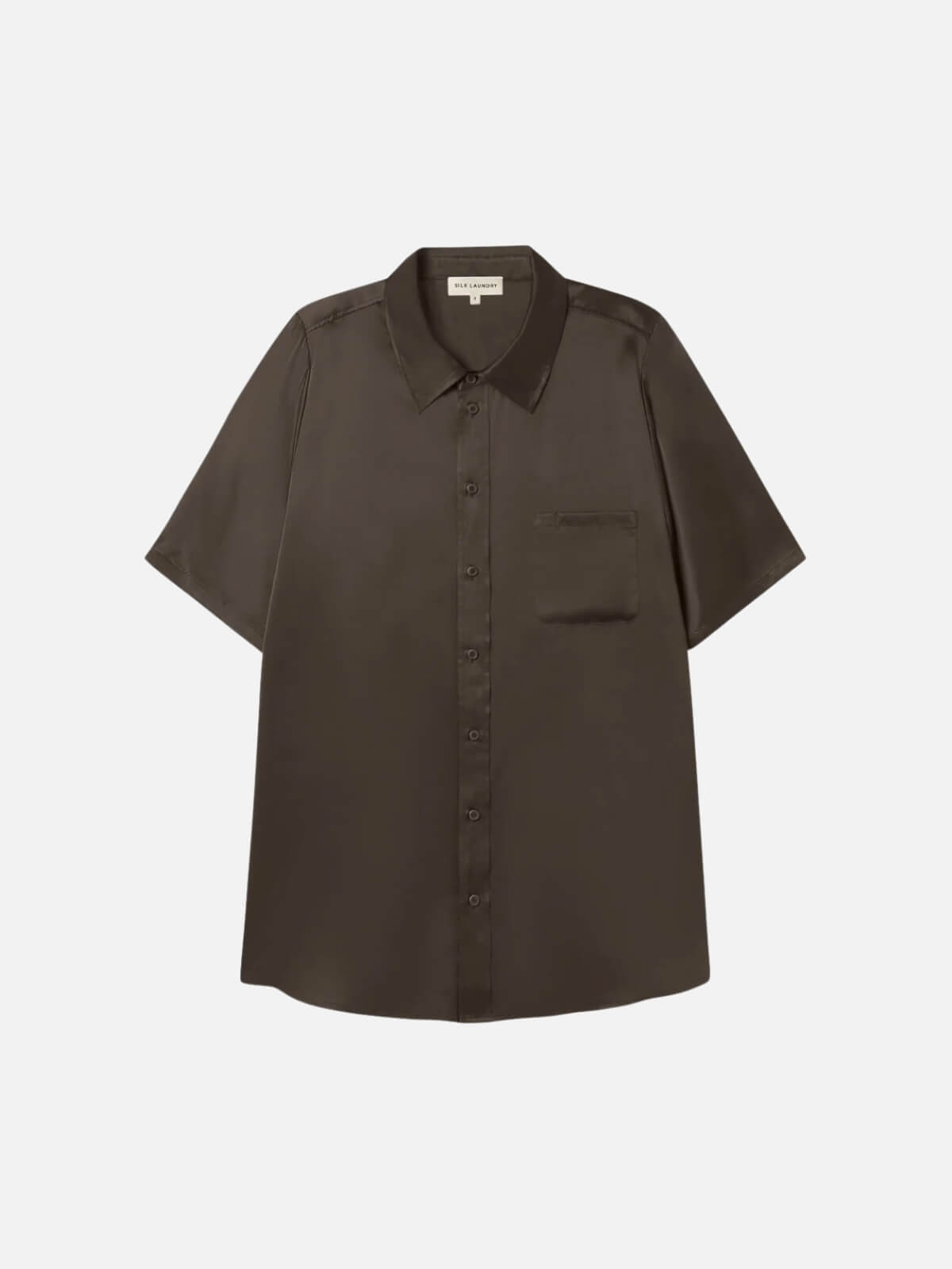 Short Sleeve Boyfriend Shirt - Mantis