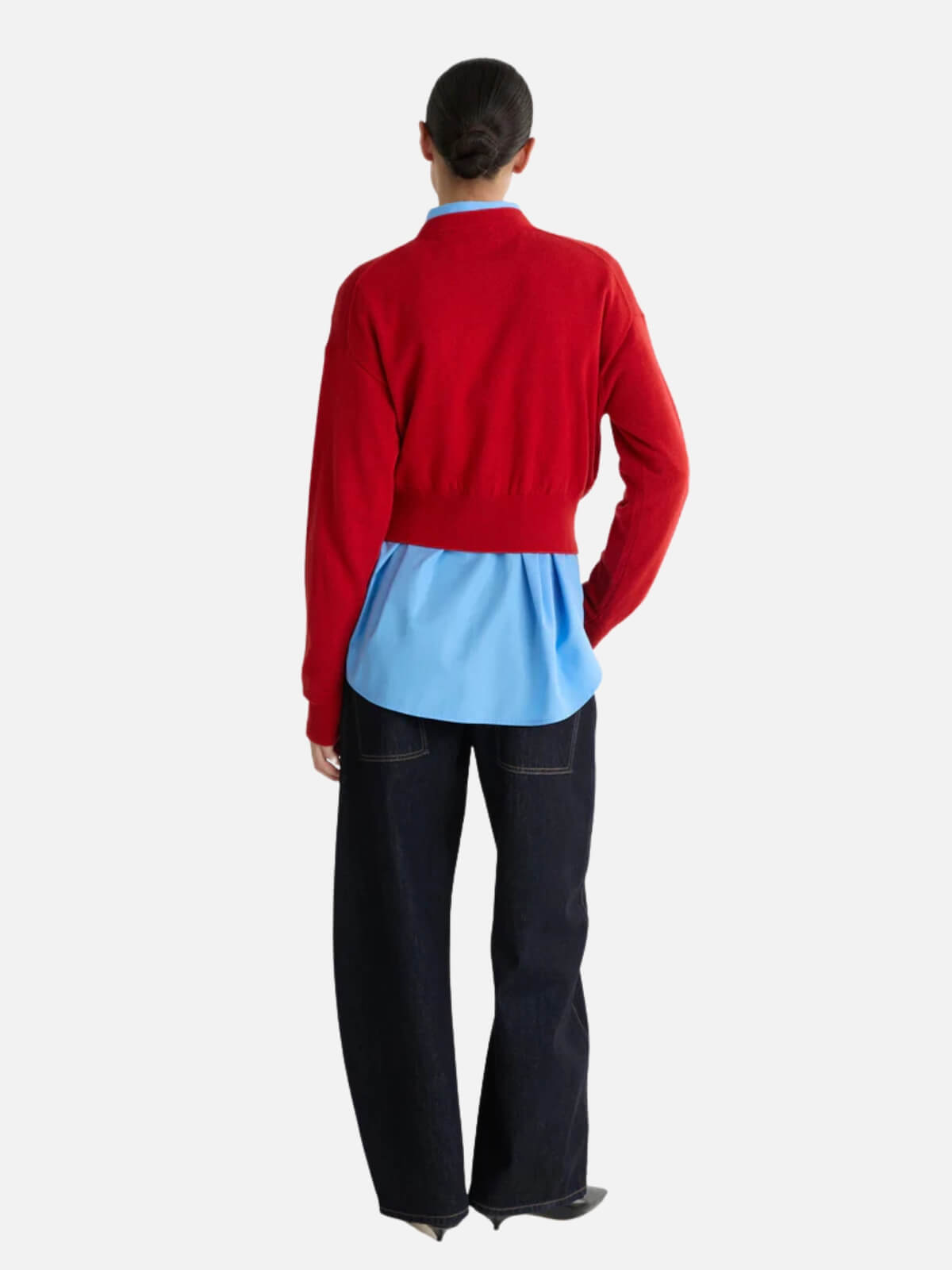 The Chloe Cardigan - Red