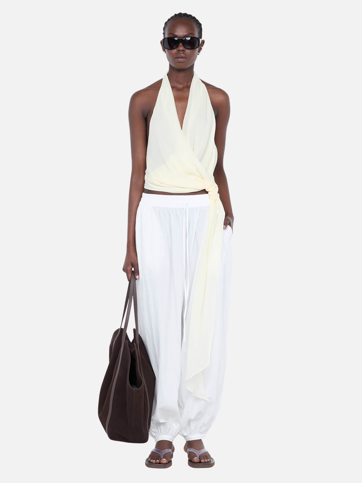 Amanda Halter Top - Lemon Sorbet