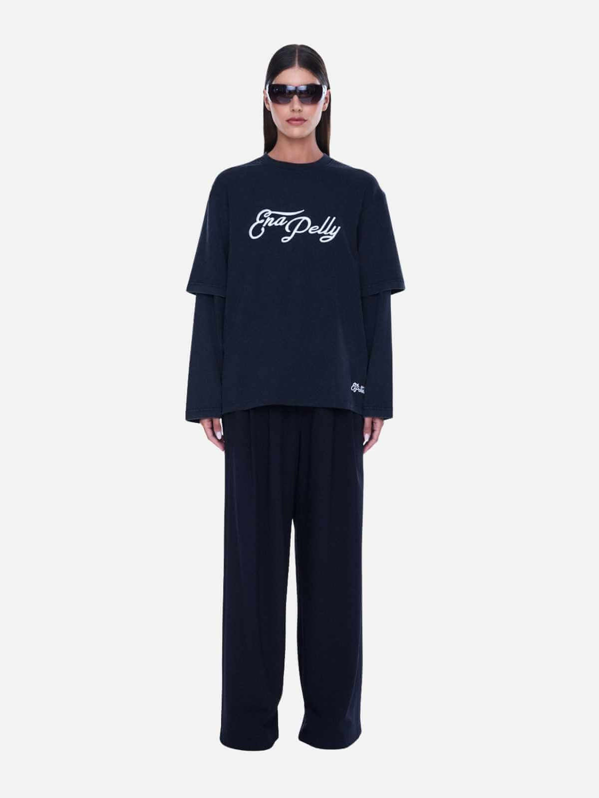 Mock Layer Long Sleeve Tee