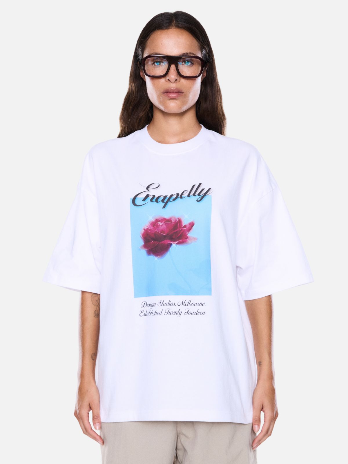 Maeve Relaxed Tee - Rose Garden