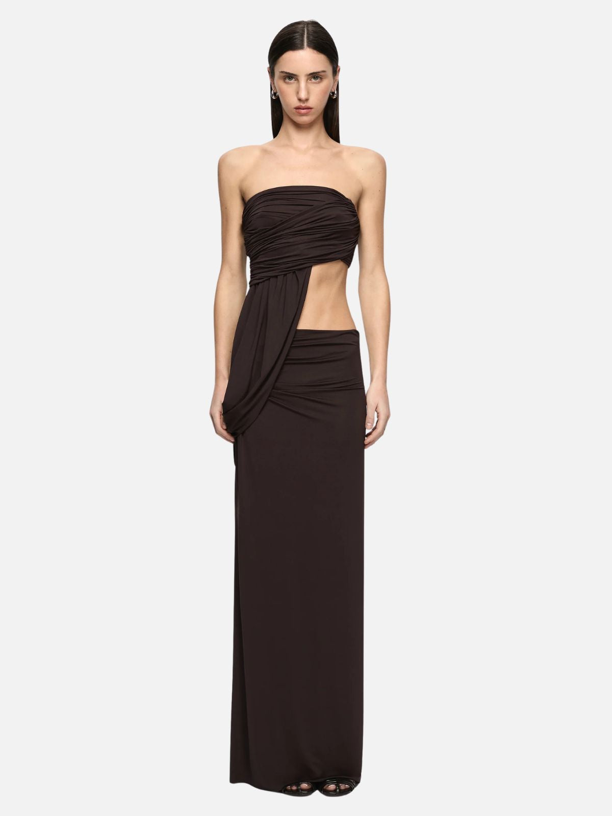Niko Maxi Skirt - Dark Chocolate