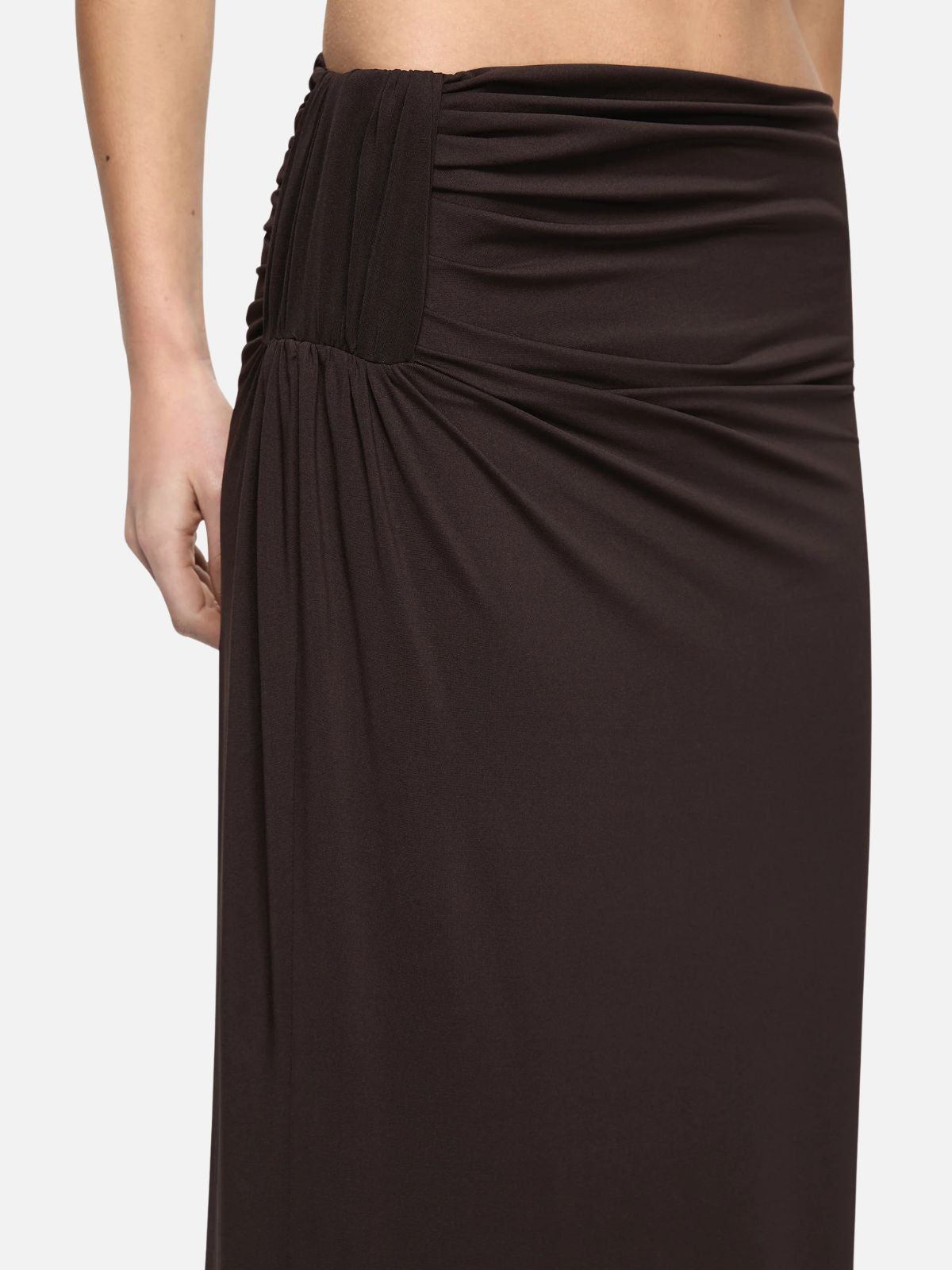 Niko Maxi Skirt - Dark Chocolate