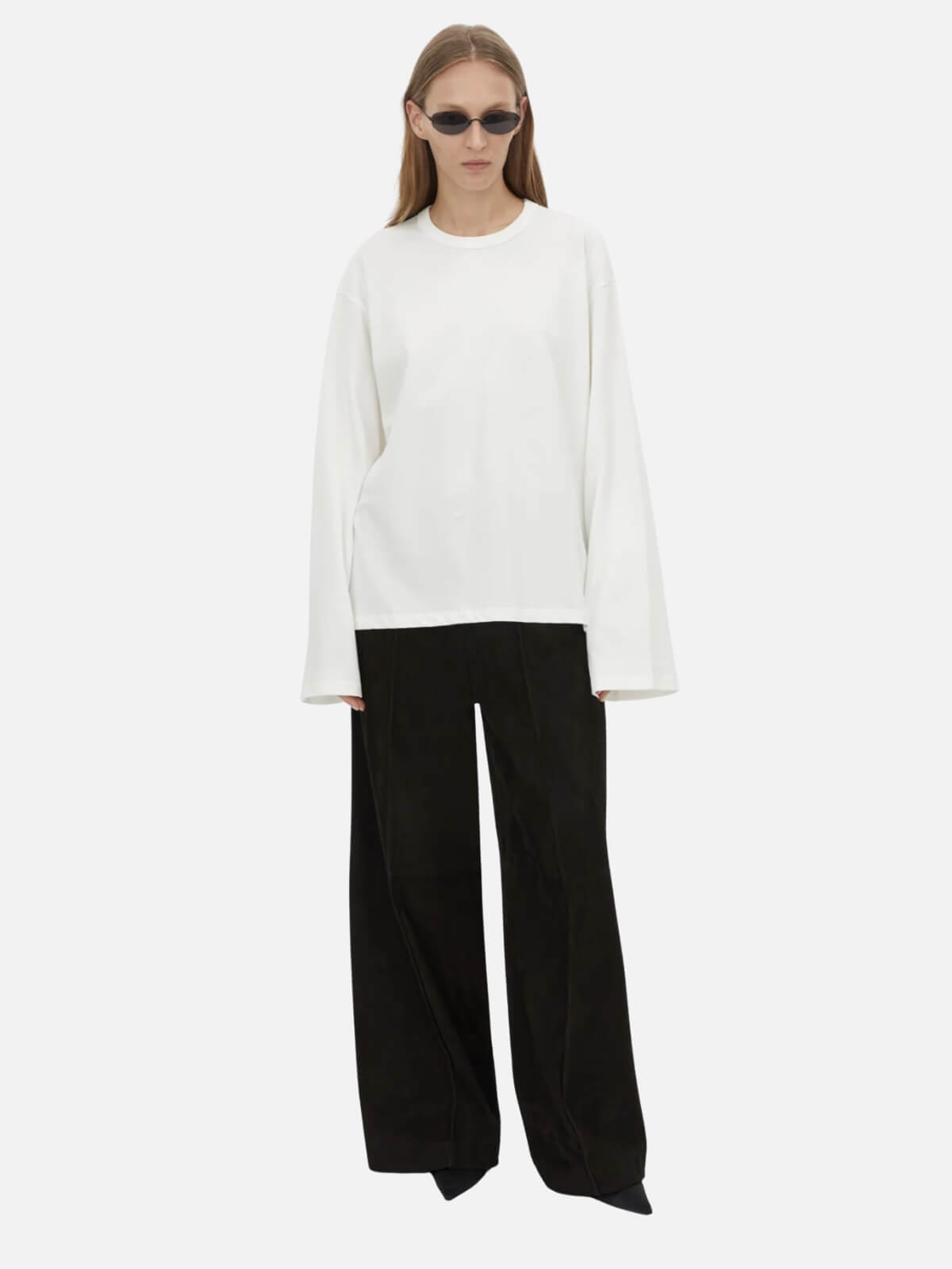 Peretti Long Sleeve Tee - White