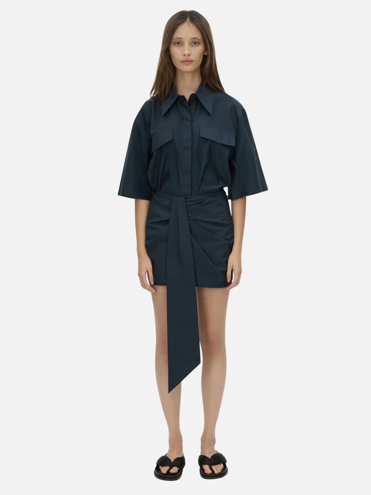 Sabi Short Sleeve Shirt - Navy