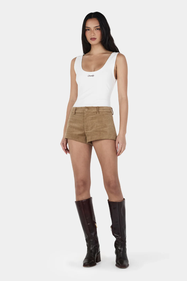 Joey Cord Shorties - Tan