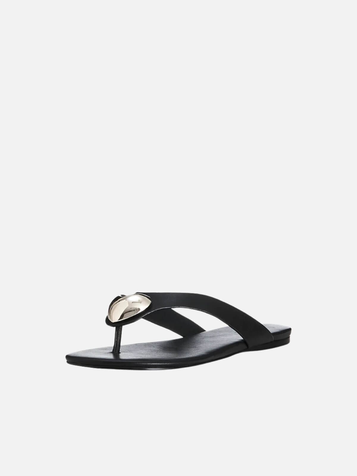 Heidi - Black Leather Shoes Alias Mae