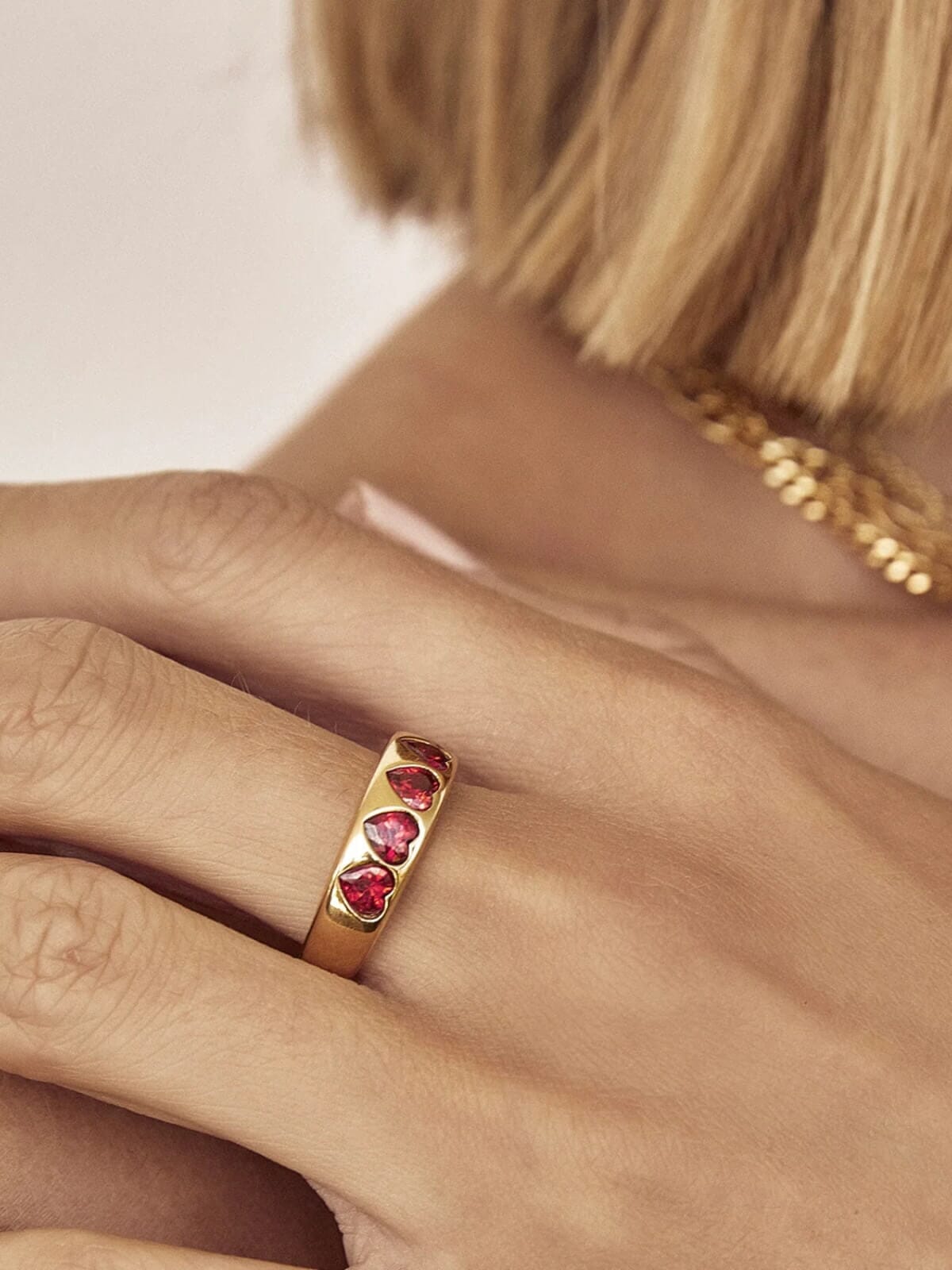 J'adore Ring - Red Rings Arms Of Eve
