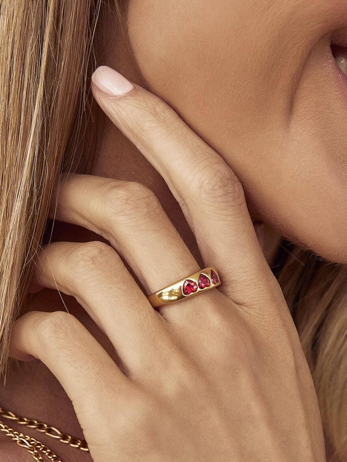 J'adore Ring - Red Rings Arms Of Eve