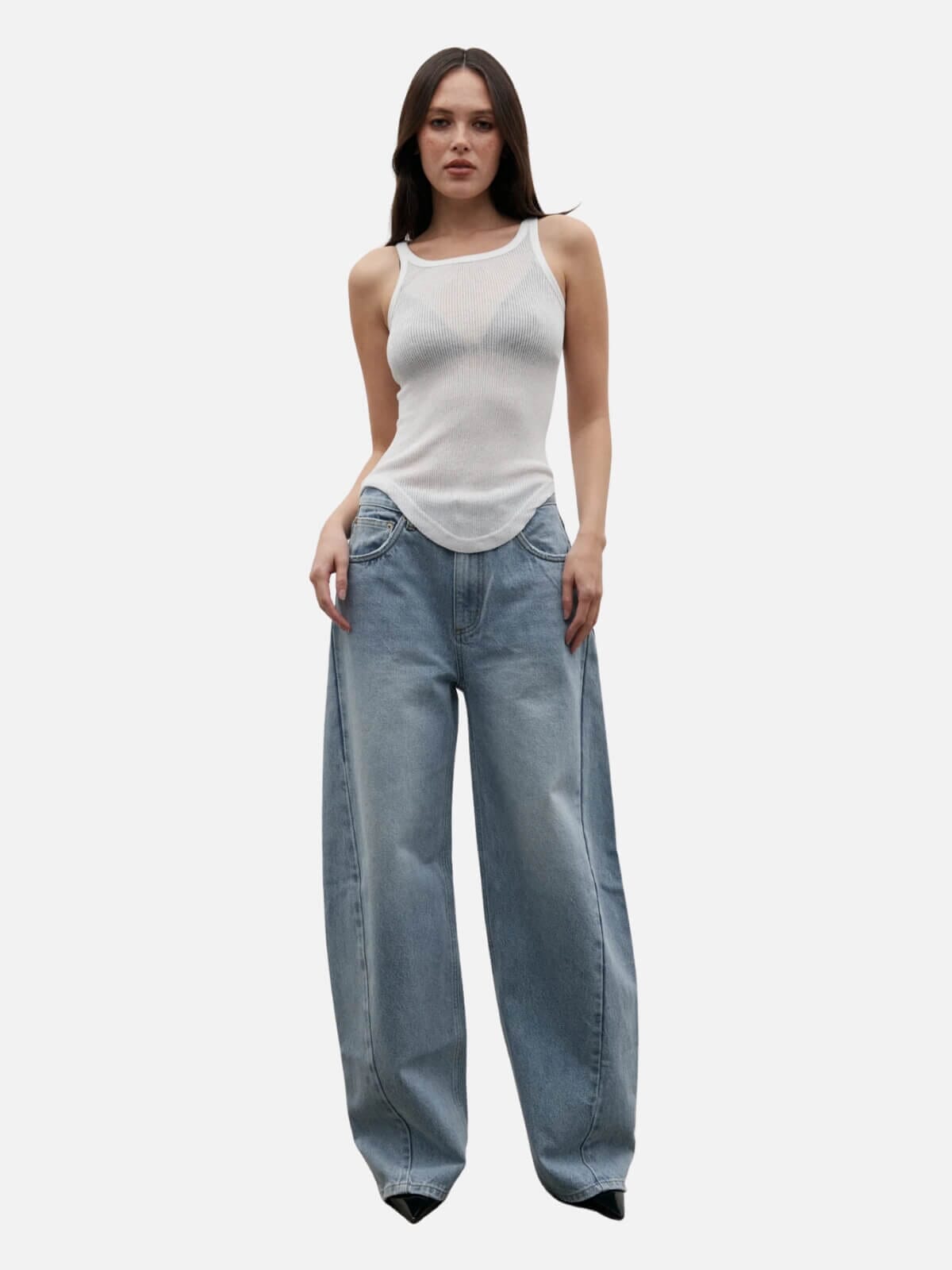 Brooklyn Barrel Leg Jean - Oakland Blue Jeans BAYSE