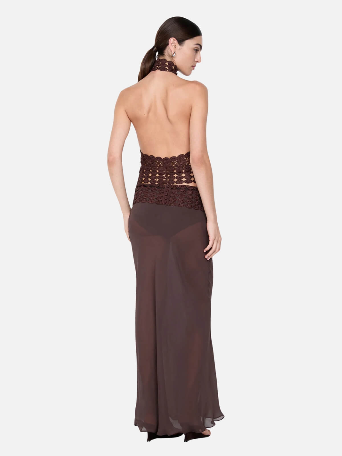 Ania Halter Top - Dark Chocolate