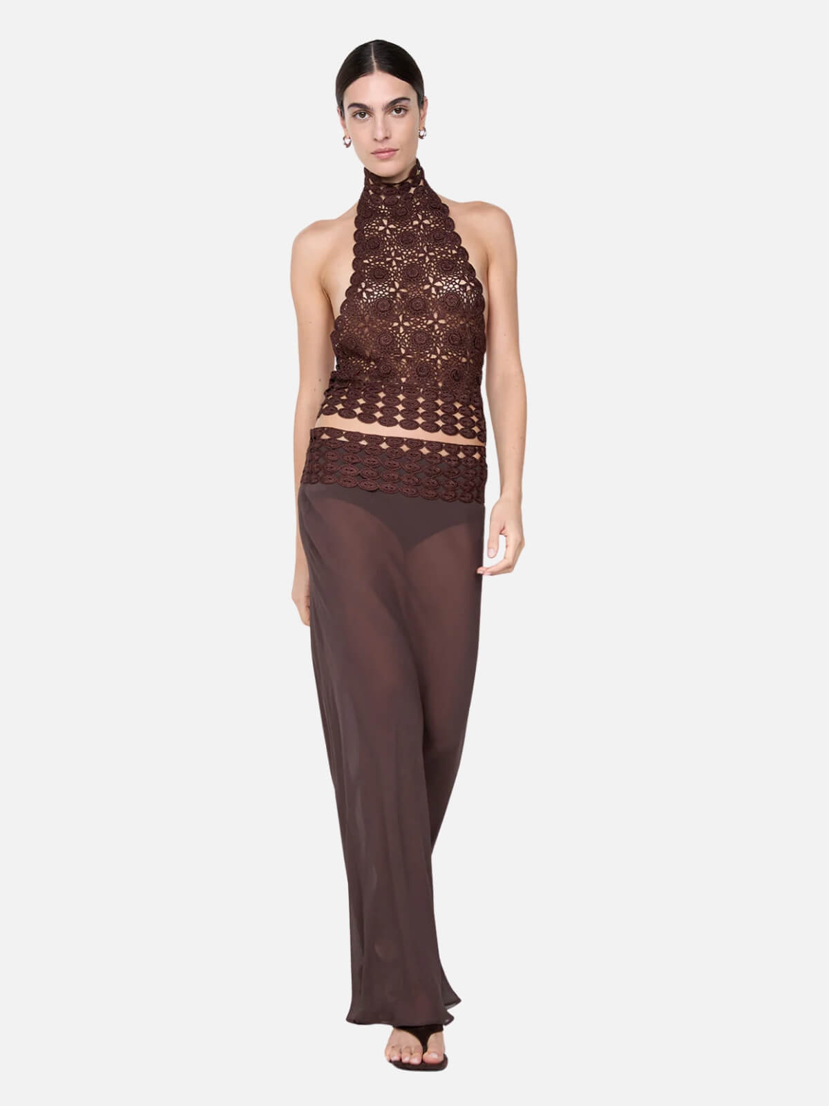 Ania Halter Top - Dark Chocolate