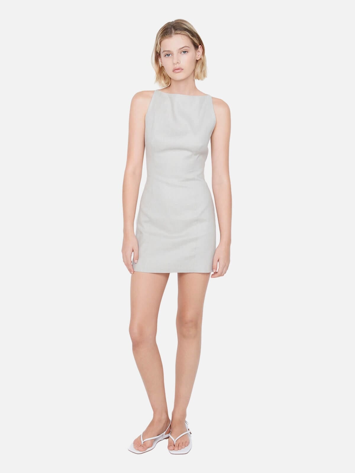 Caro Mini Dress - Stone Dresses & Jumpsuits Bec + Bridge