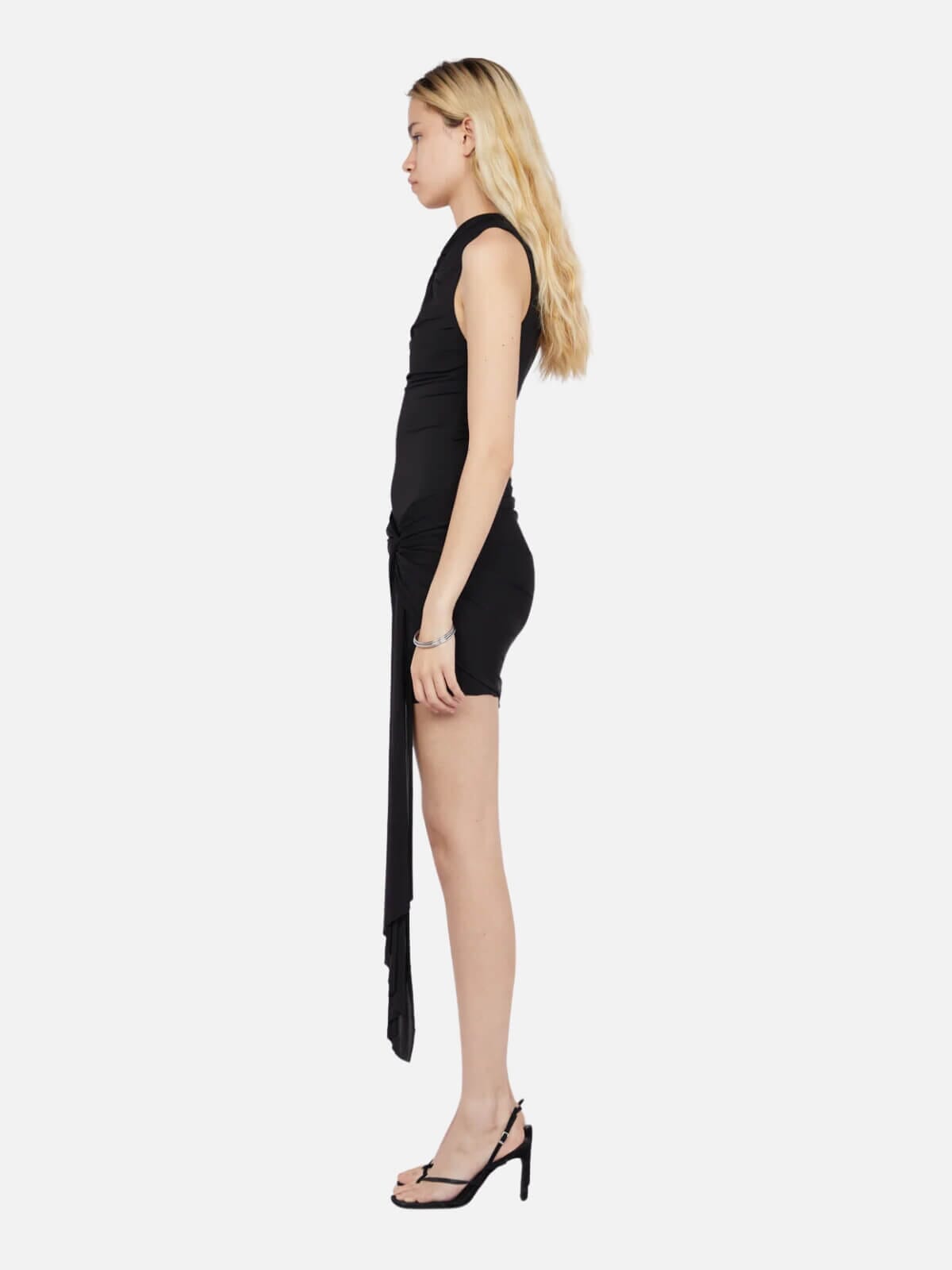 Delany Drape Mini Dress - Black Dresses & Jumpsuits Bec + Bridge