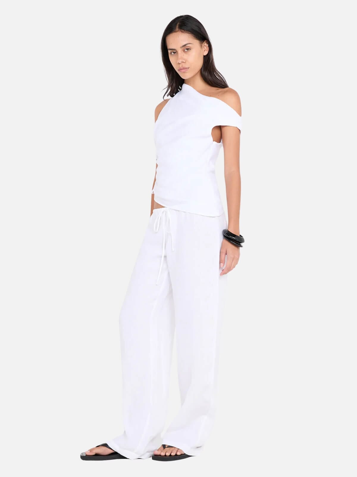 Elyce Pant - White Pants Bec + Bridge