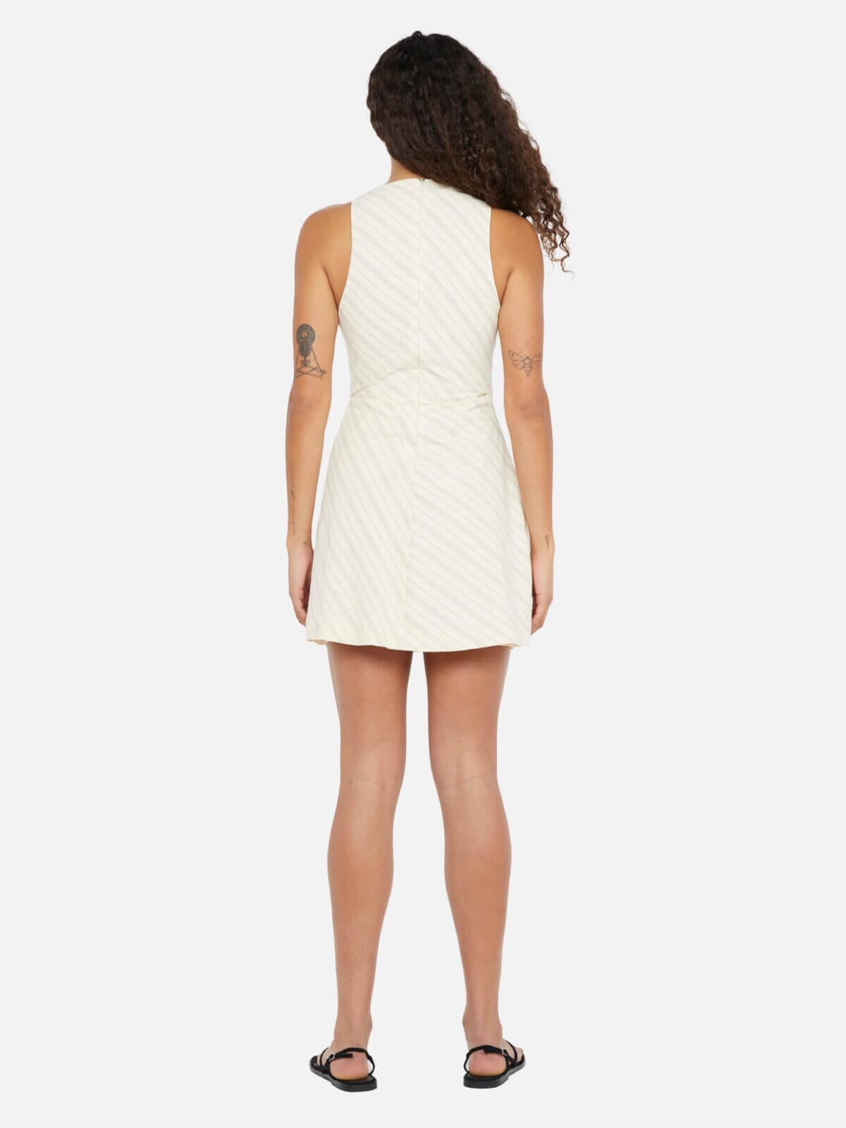 Peyson Mini Dress - Cream/Black Stripe Dresses & Jumpsuits Bec + Bridge
