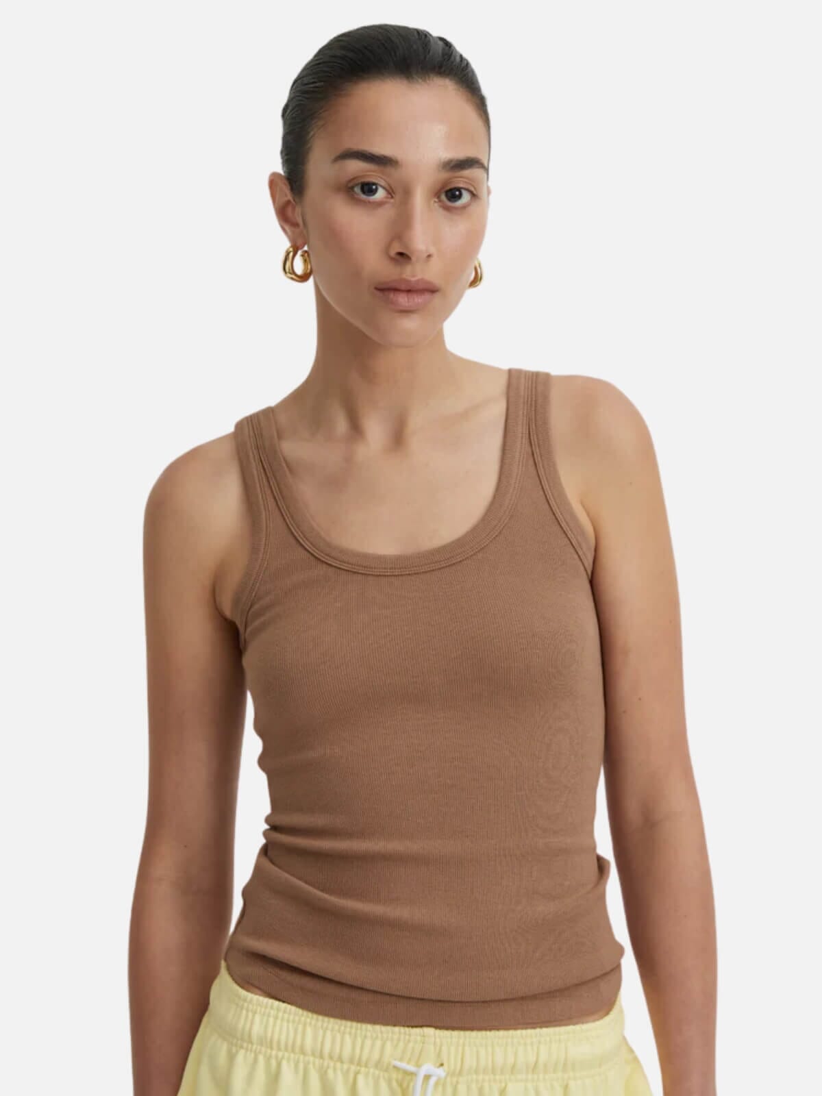 Antonia Tank - Coffee Tops BLANCA