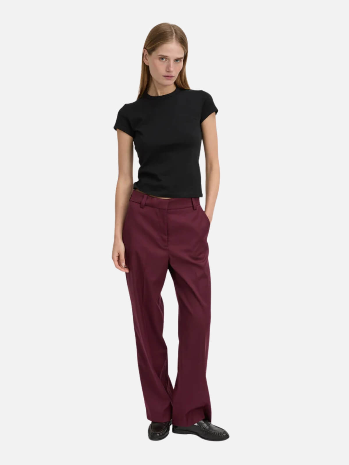 Laina Baby Tee - Black