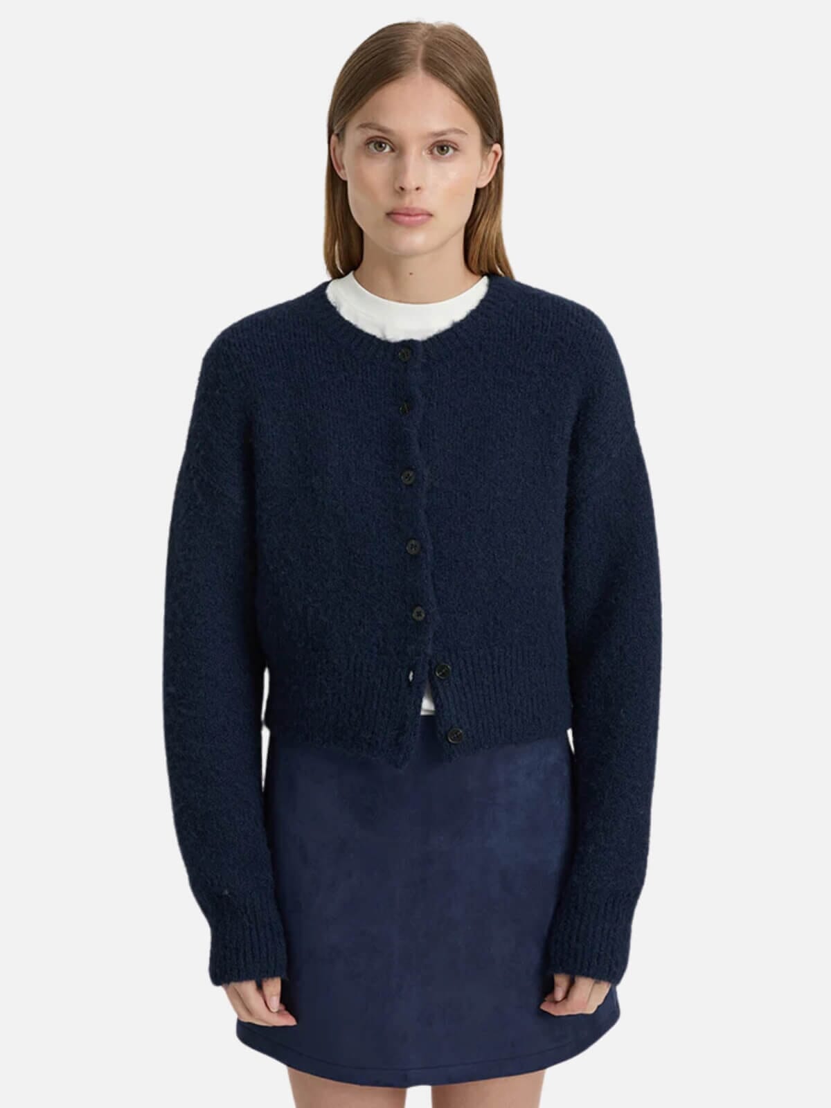 Marlo Cardigan - Navy Jumpers & Knitwear BLANCA