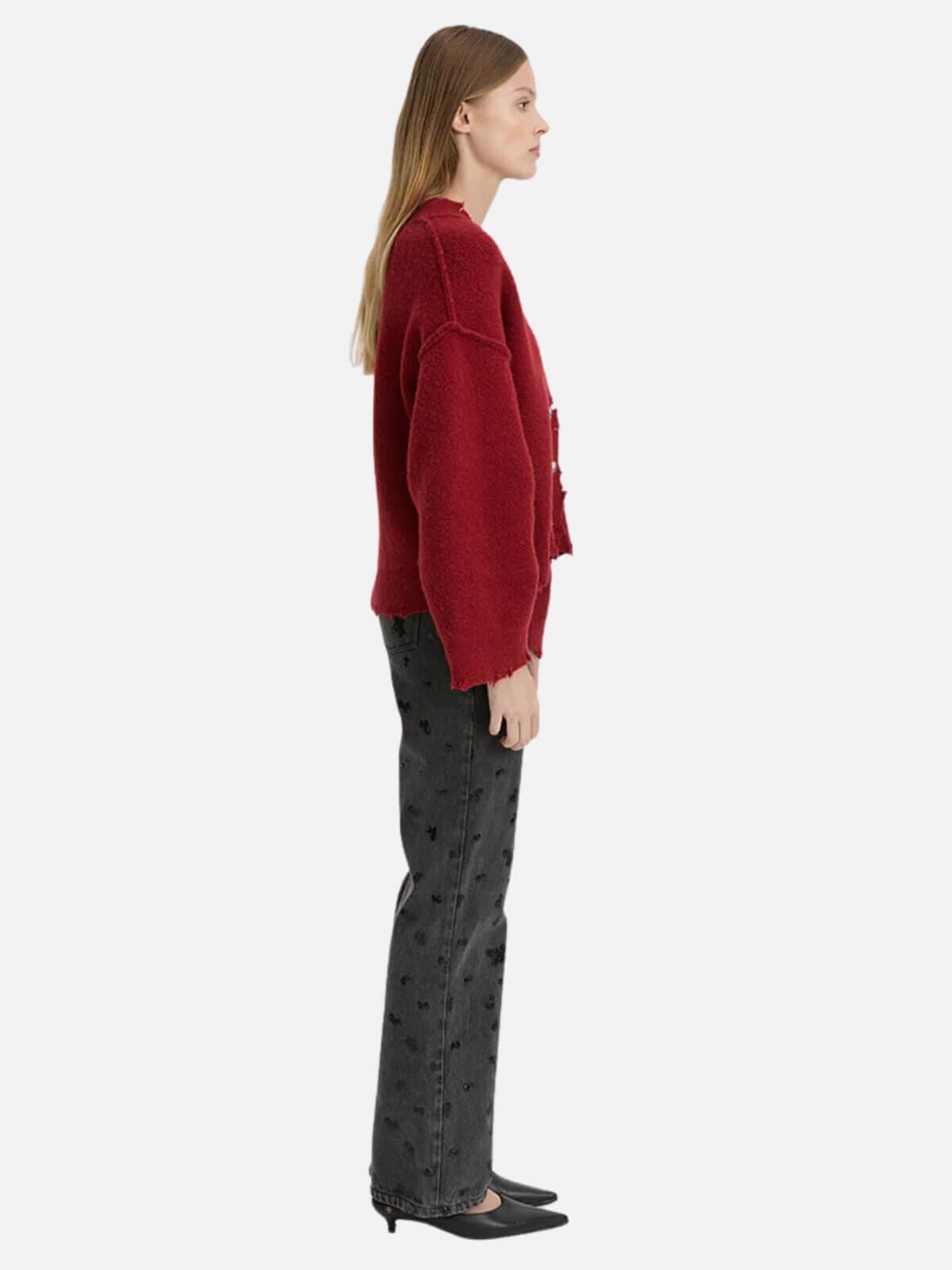 Pepa Cardigan - Burgundy Jumpers & Knitwear BLANCA