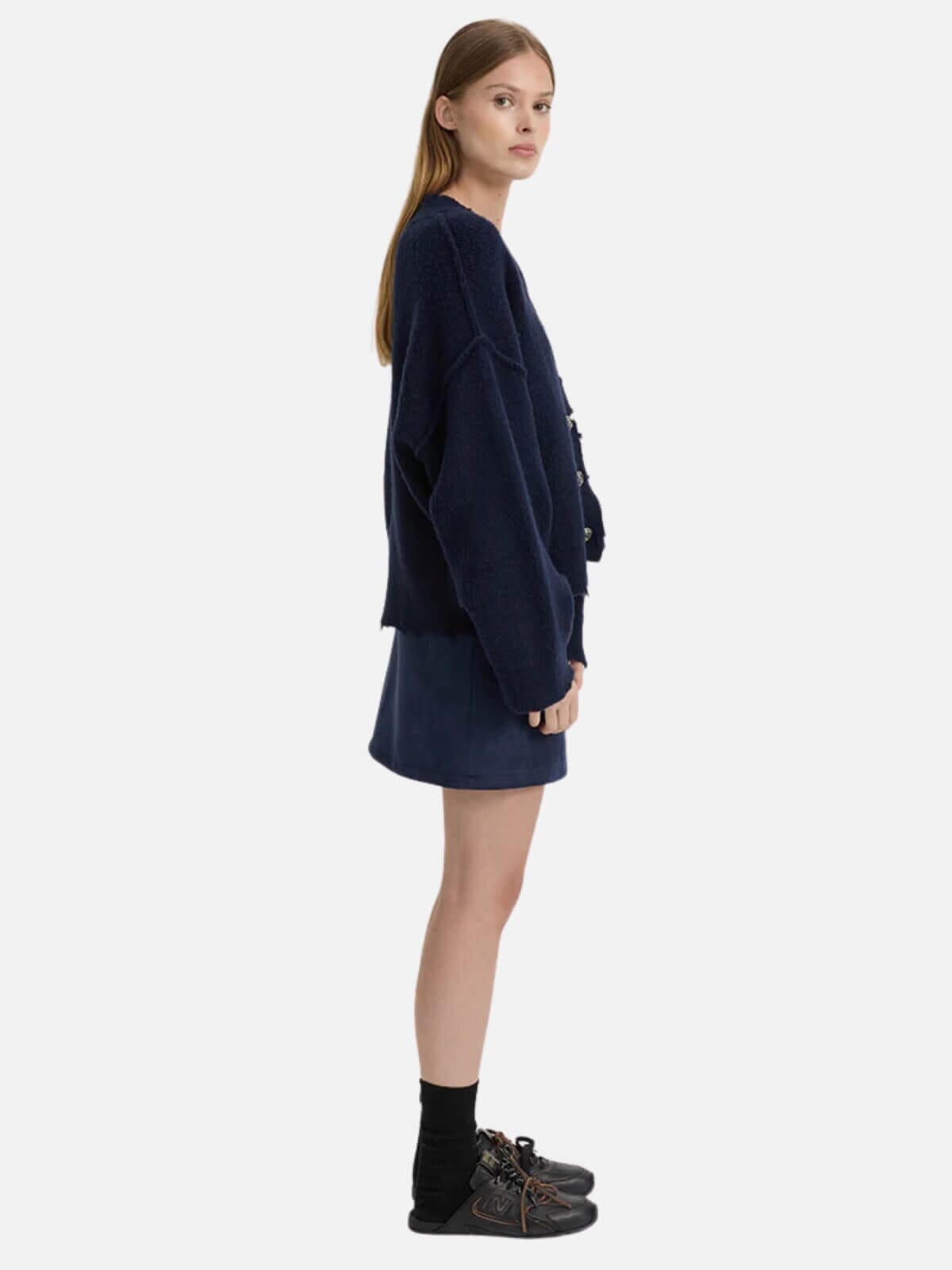 Pepa Cardigan - Navy Jumpers & Knitwear BLANCA