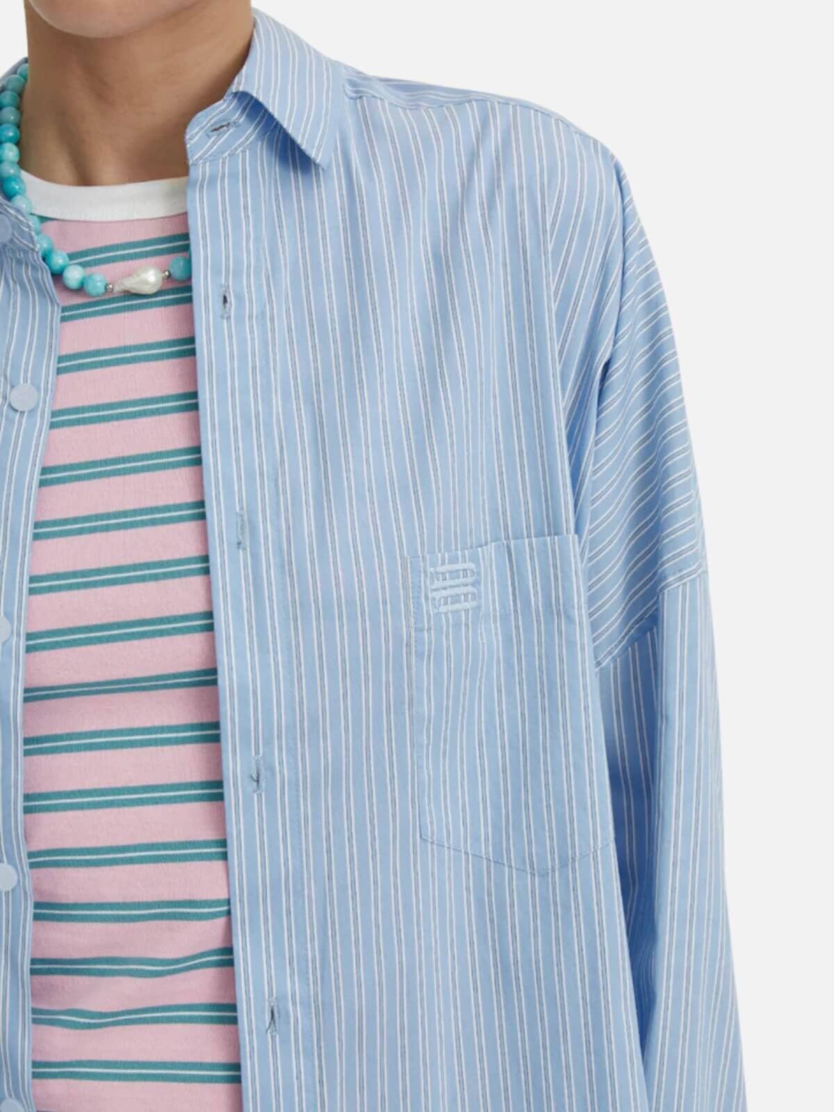 Reva Shirt - Blue Shirts BLANCA