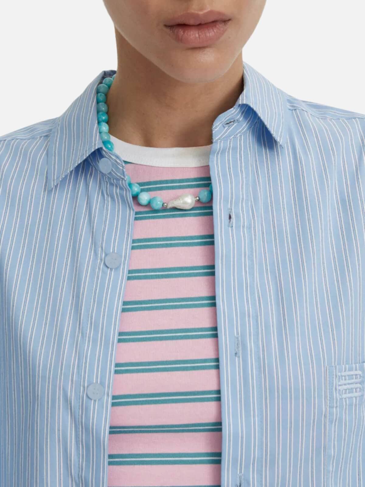 Reva Shirt - Blue Shirts BLANCA