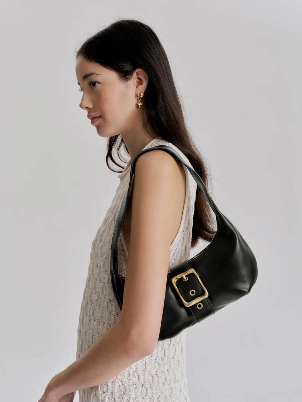 Brie Leon | Everyday Baguette - Black | Perlu