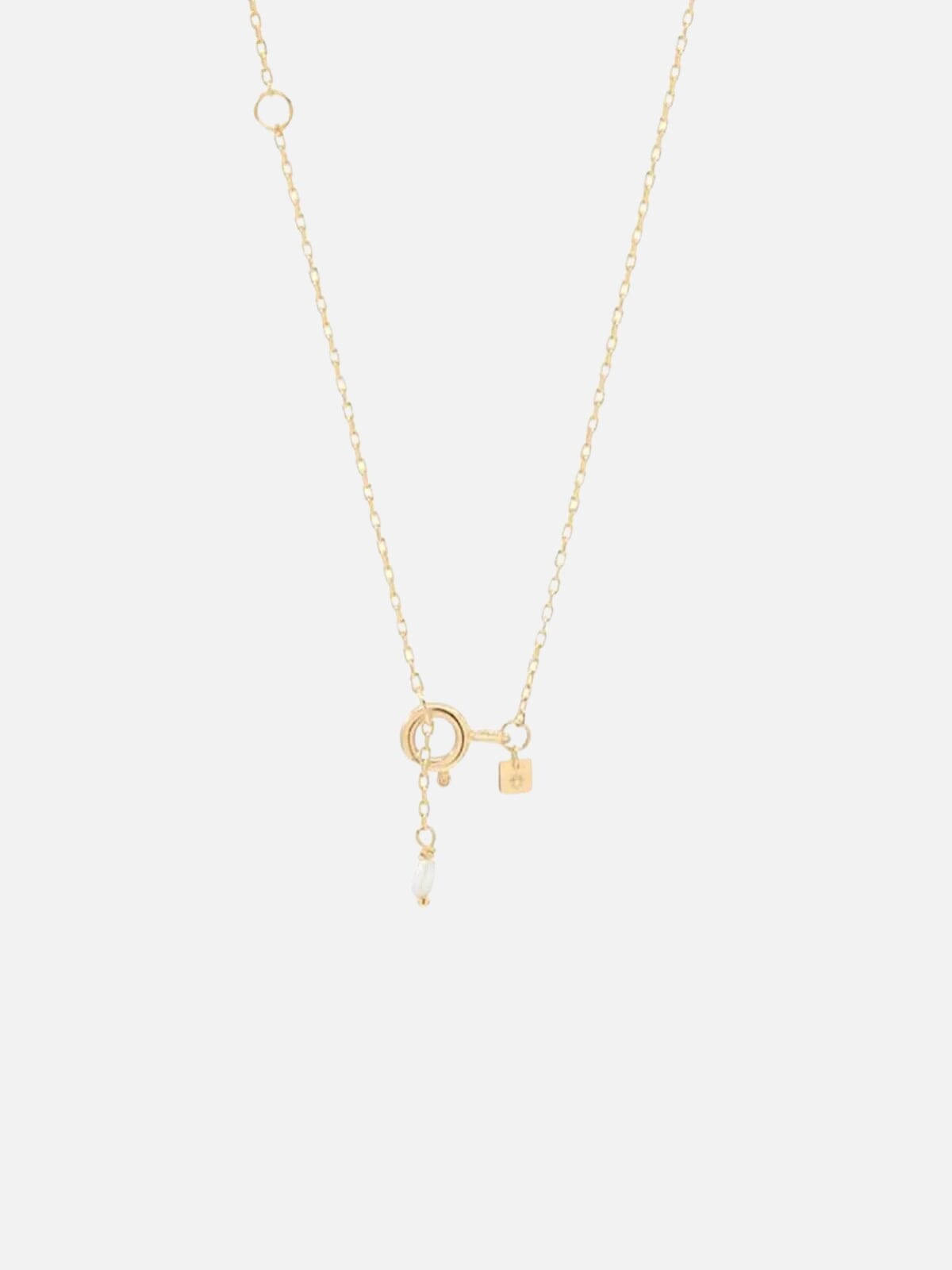By Charlotte | 14kt Gold Love Letter Necklace | Perlu