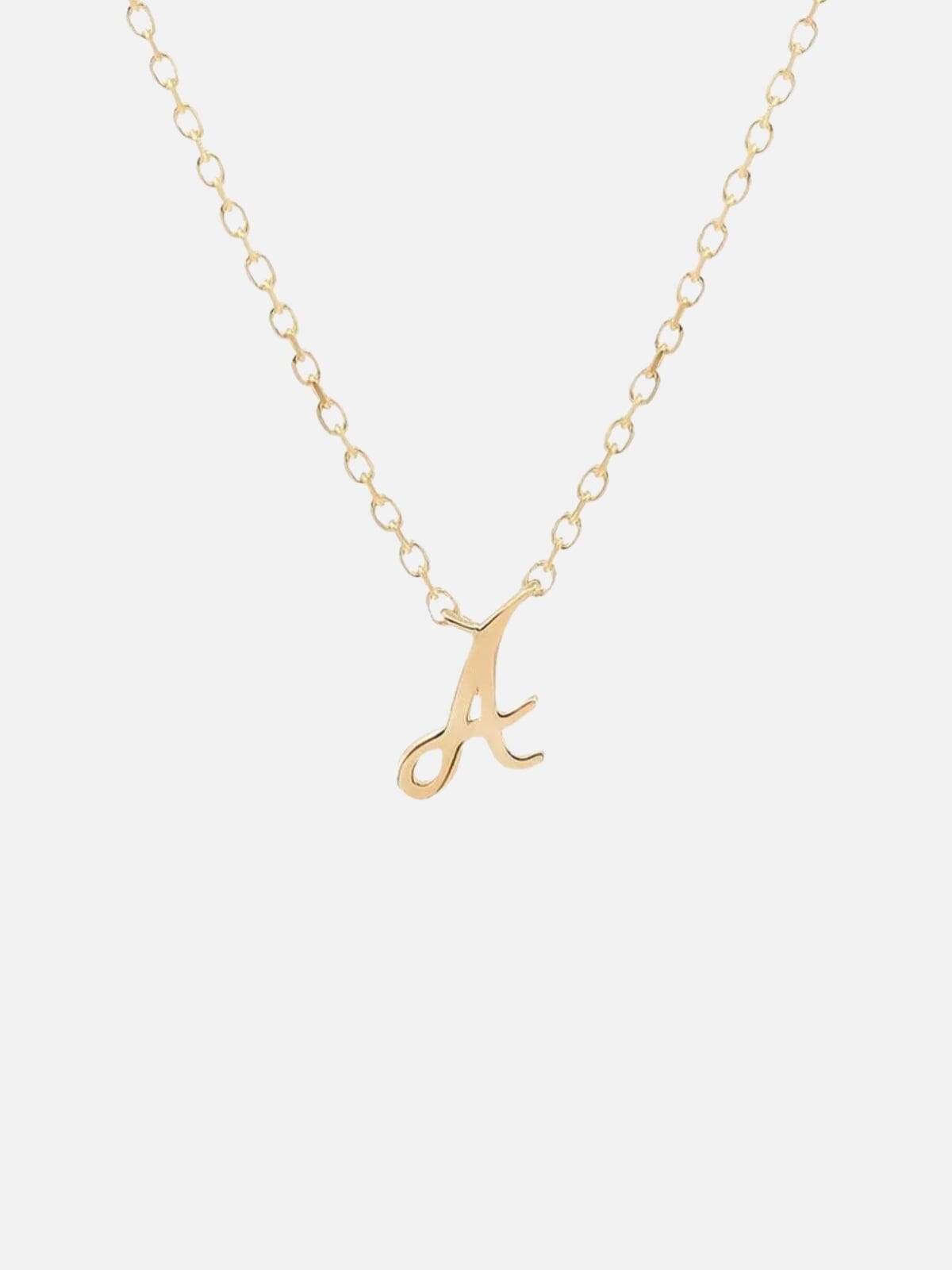14K Gold Love Letter Necklace Necklaces By Charlotte