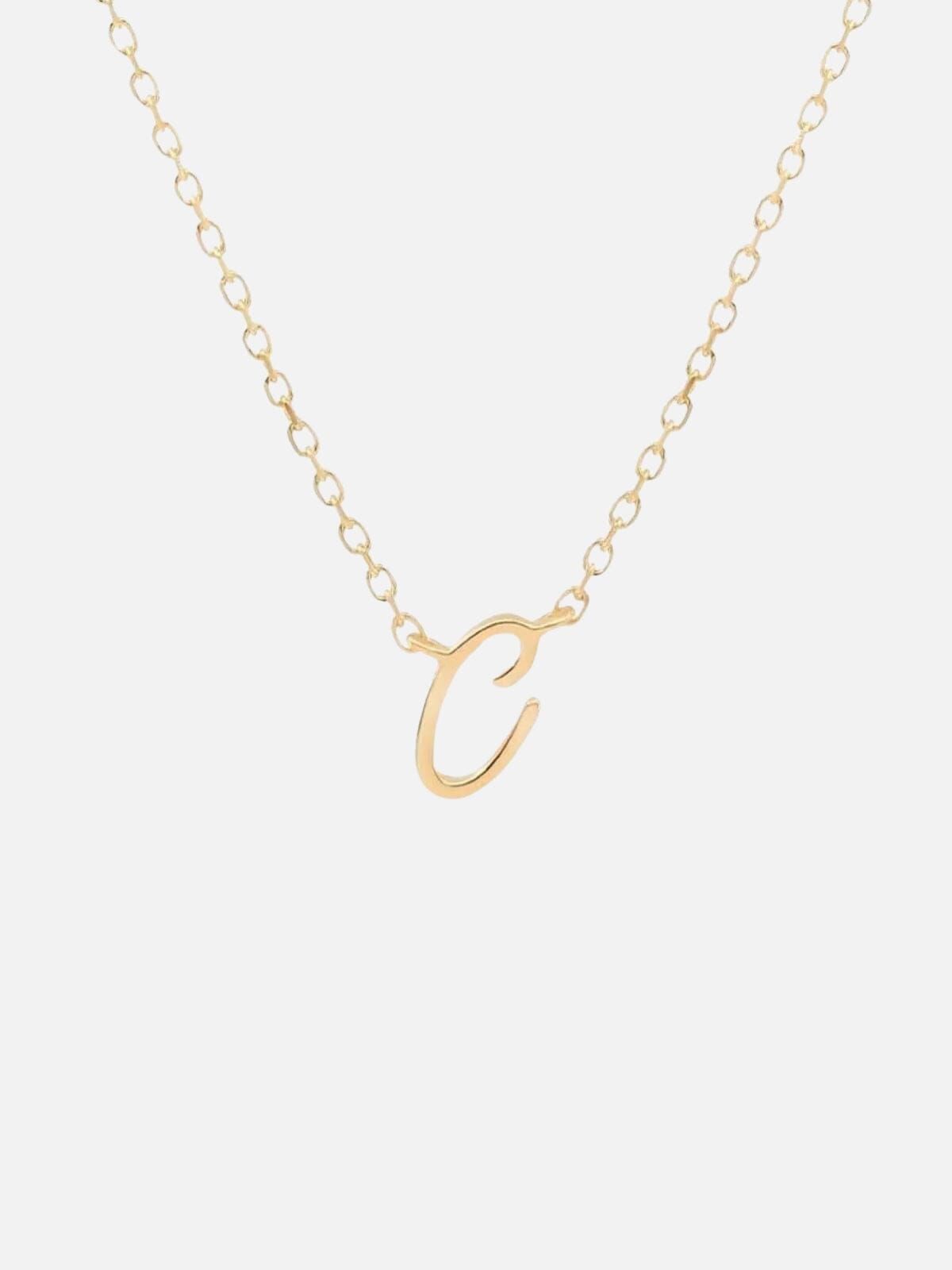 14K Gold Love Letter Necklace Necklaces By Charlotte