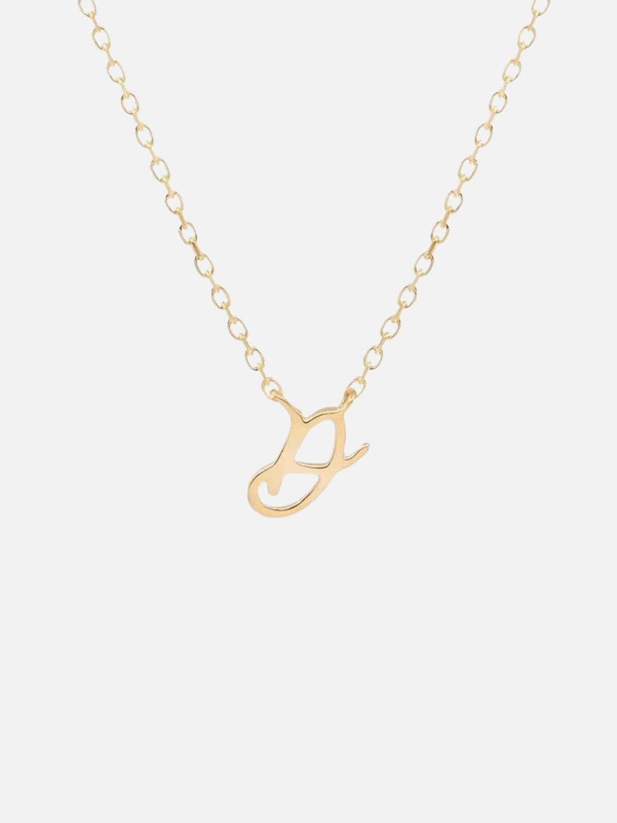 14K Gold Love Letter Necklace Necklaces By Charlotte