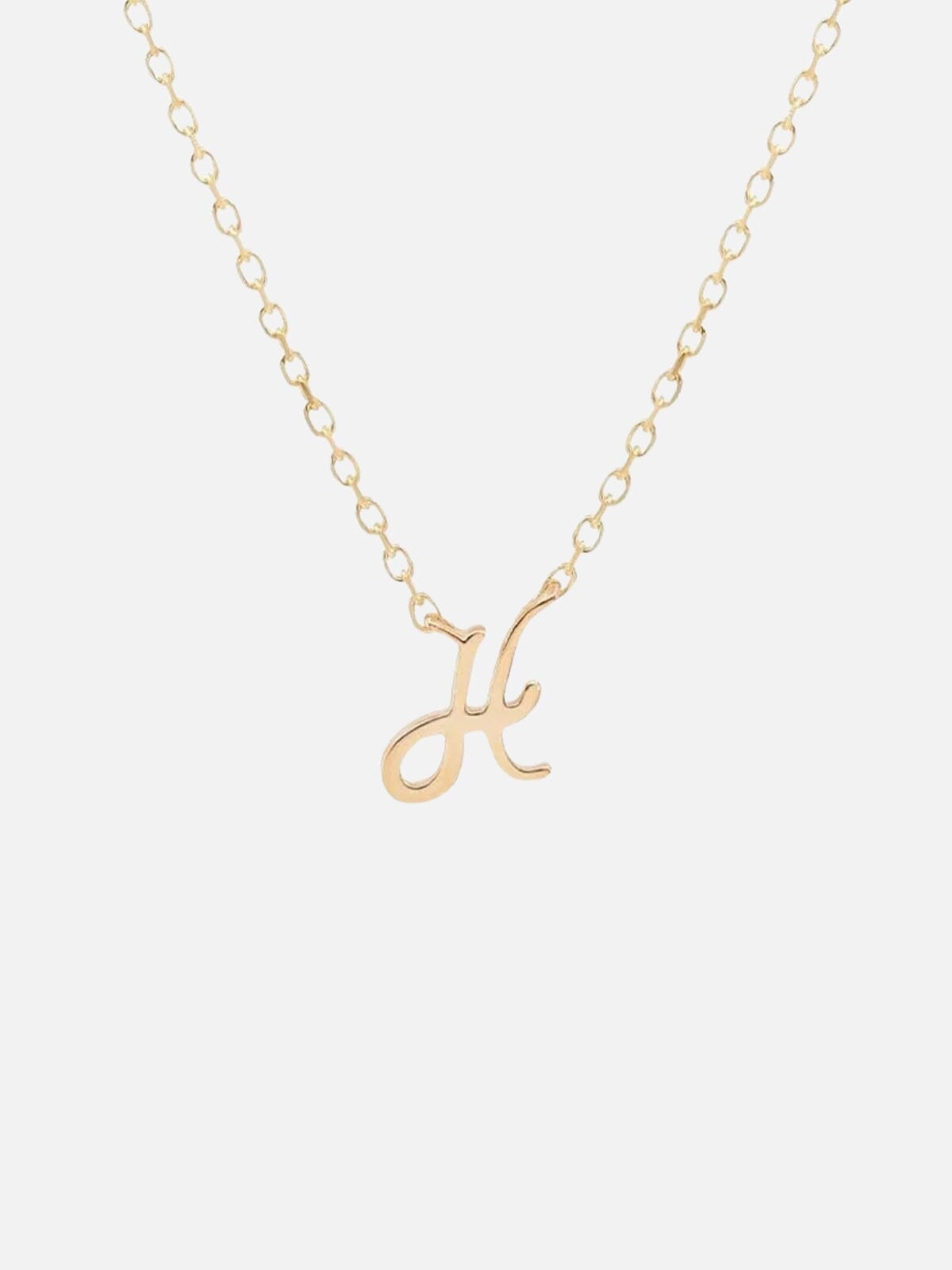 14K Gold Love Letter Necklace Necklaces By Charlotte