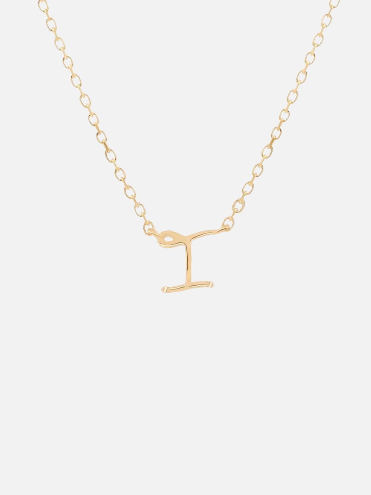 14K Gold Love Letter Necklace Necklaces By Charlotte