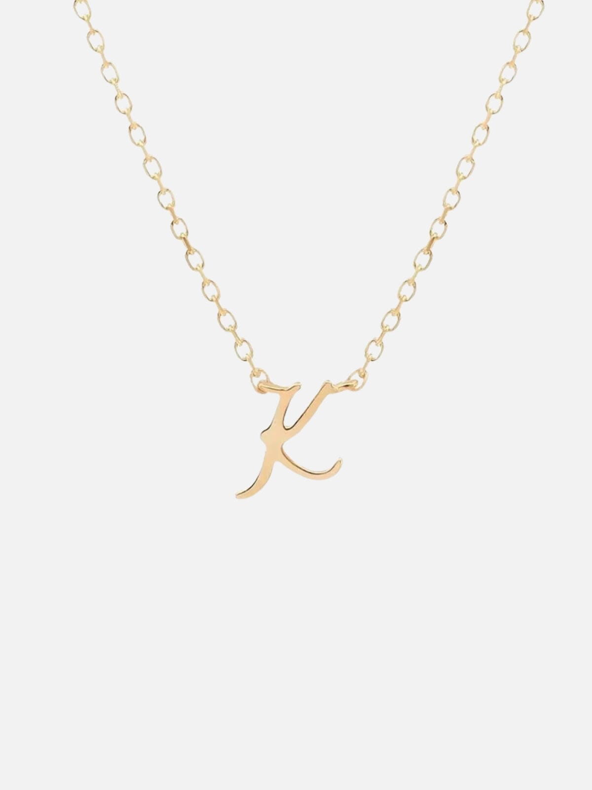 14K Gold Love Letter Necklace Necklaces By Charlotte