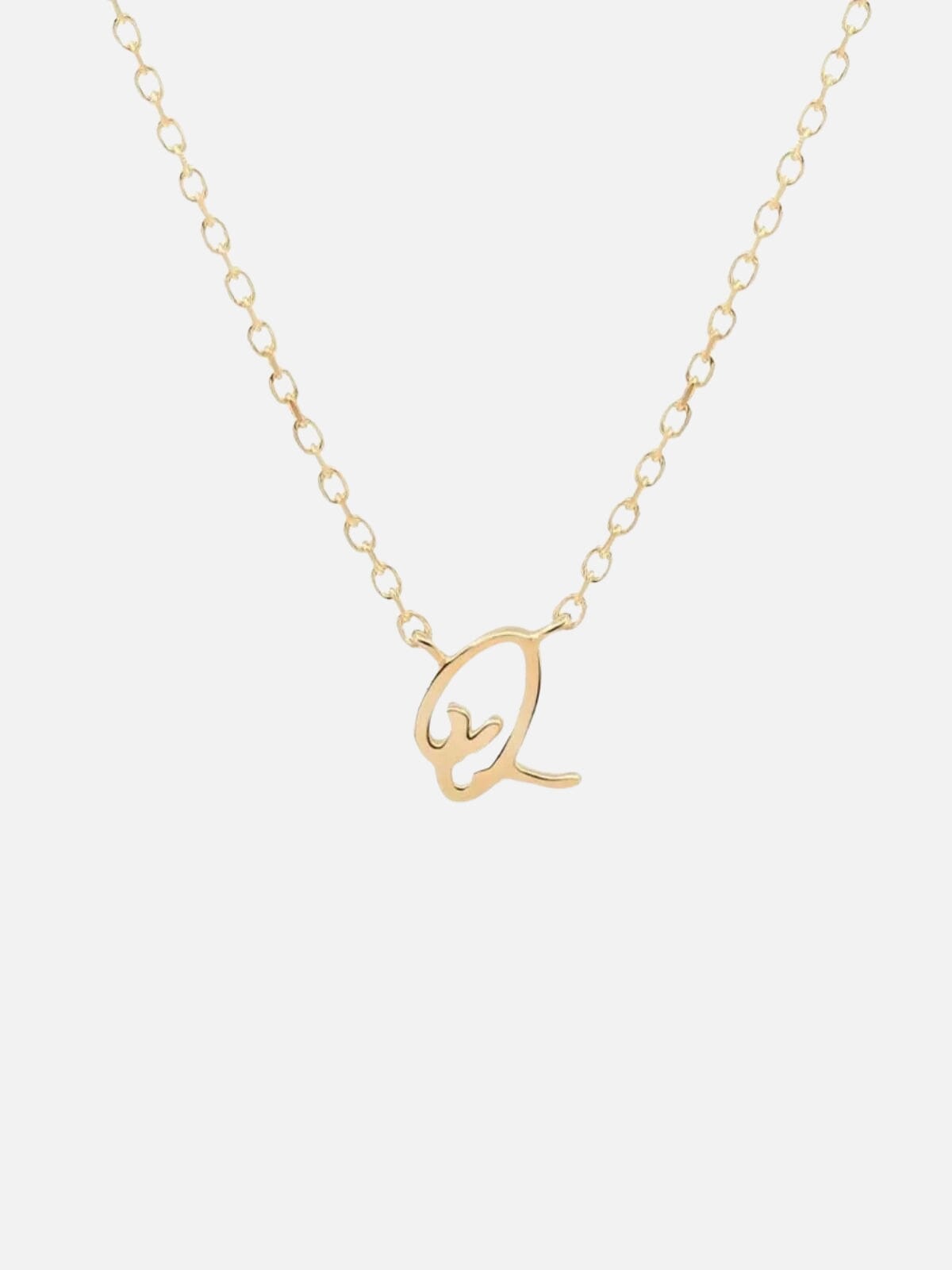 14K Gold Love Letter Necklace Necklaces By Charlotte