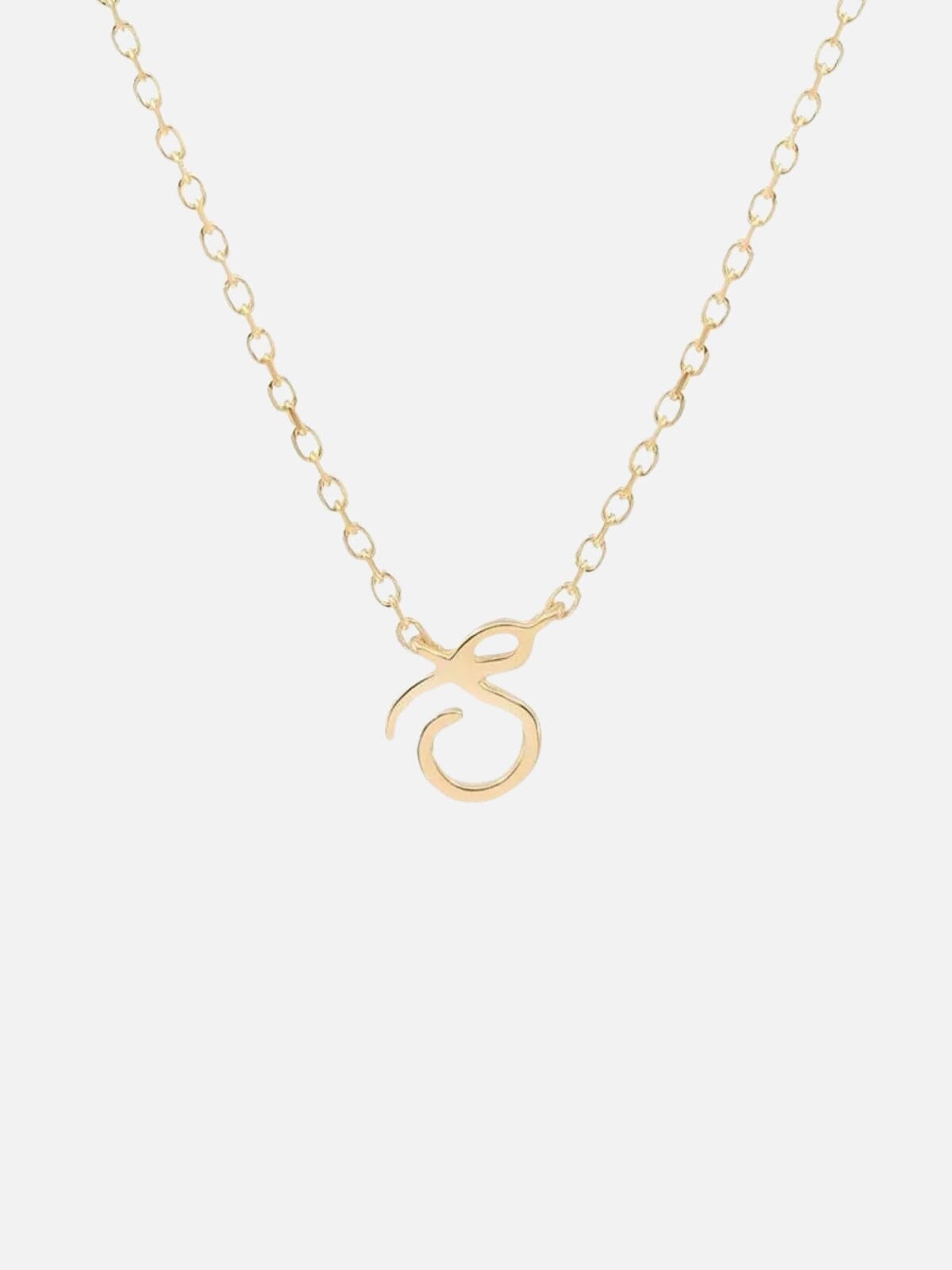 14K Gold Love Letter Necklace Necklaces By Charlotte