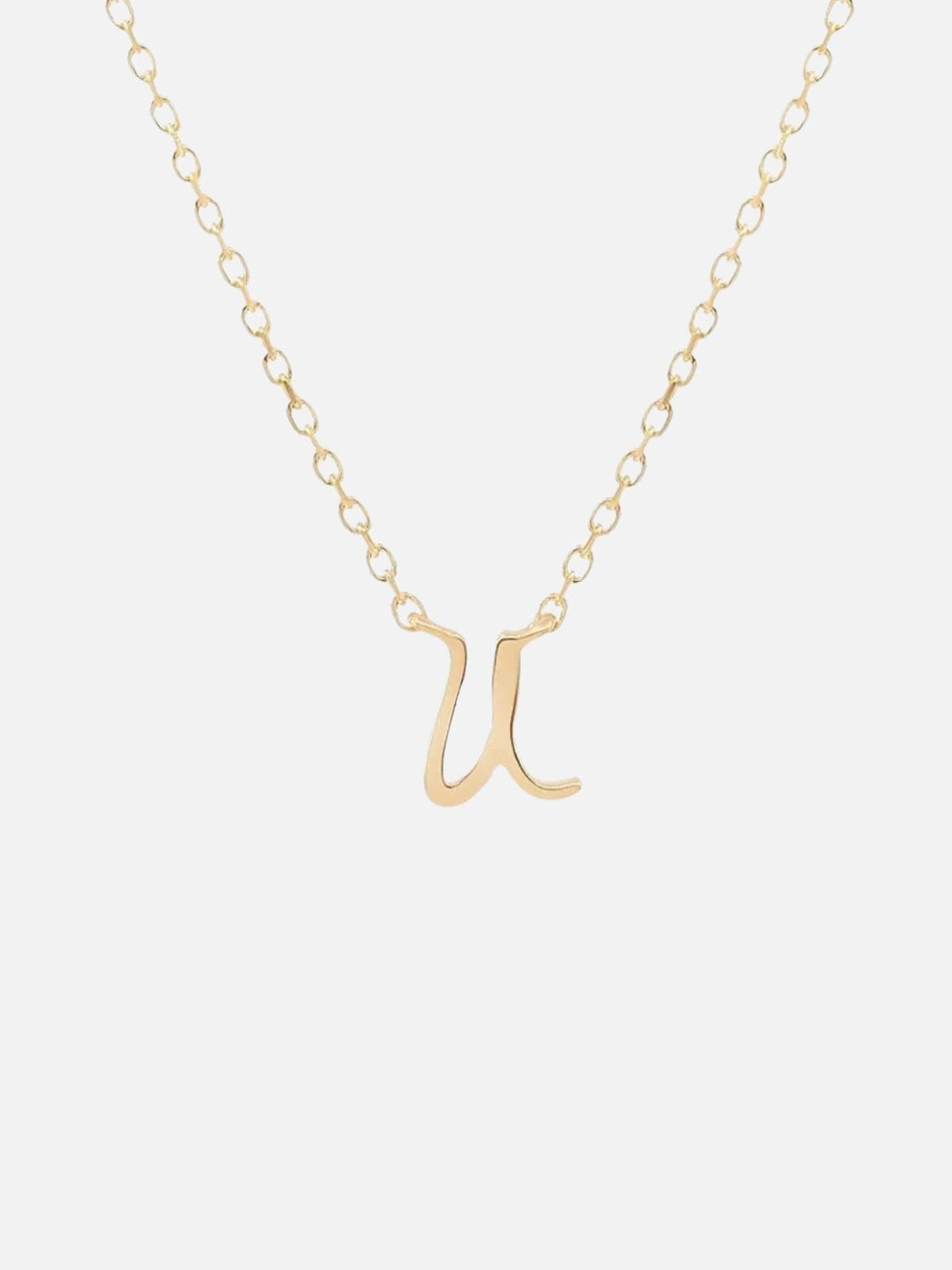 14K Gold Love Letter Necklace Necklaces By Charlotte