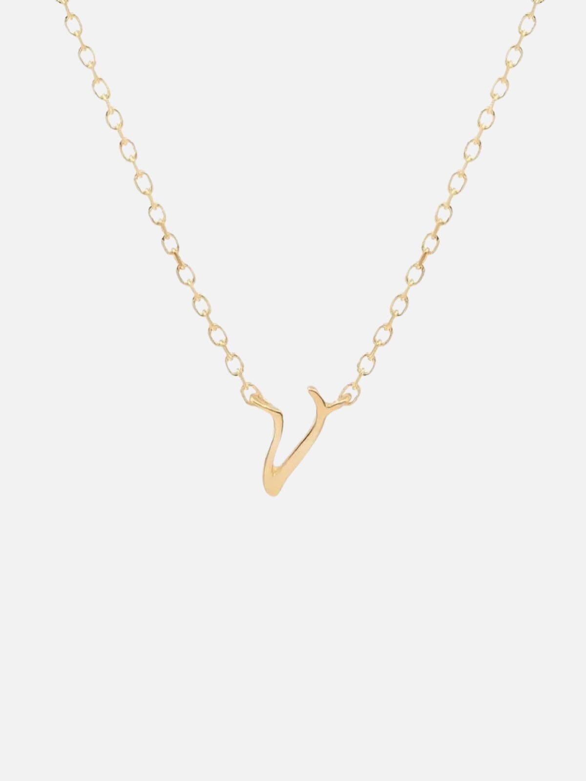 14K Gold Love Letter Necklace Necklaces By Charlotte