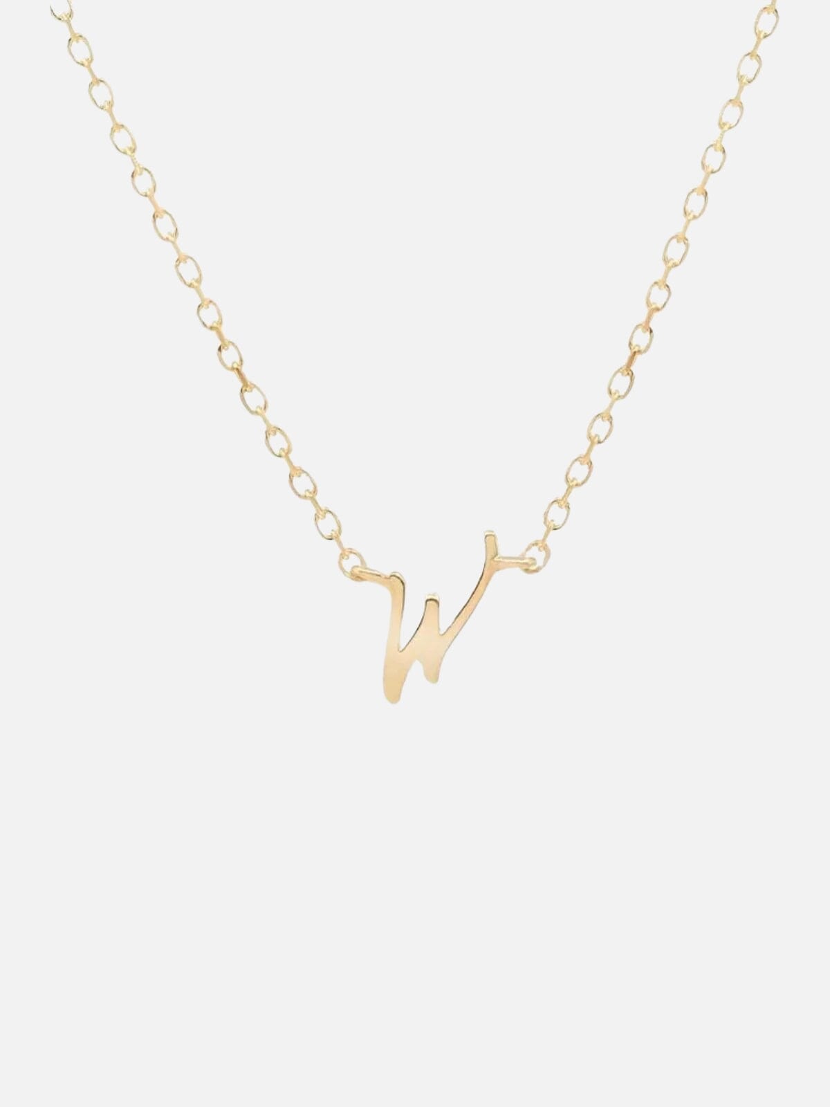 14K Gold Love Letter Necklace Necklaces By Charlotte