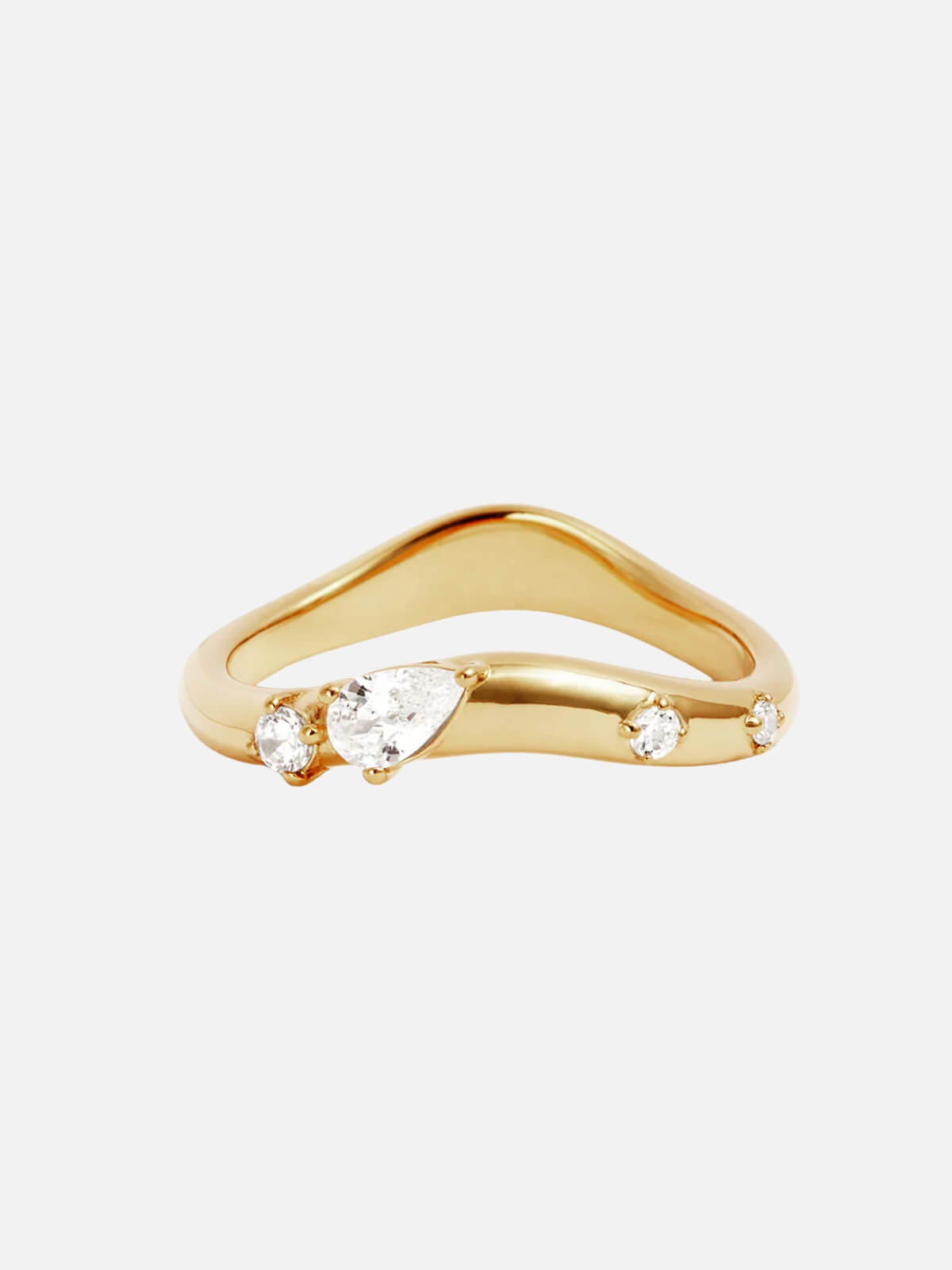 18k Gold Vermeil Chasing Tides Ring