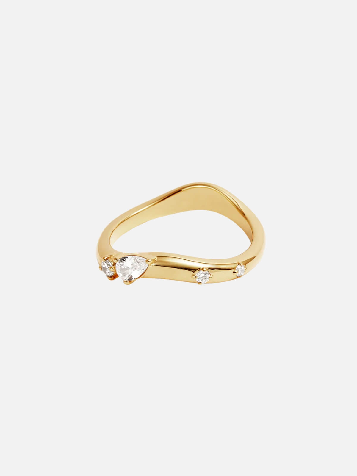 18k Gold Vermeil Chasing Tides Ring