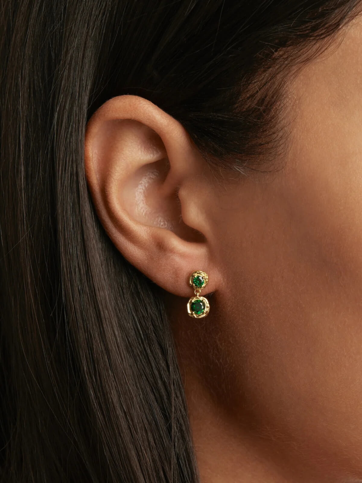 18k Gold Vermeil Depth of You Drop Earrings