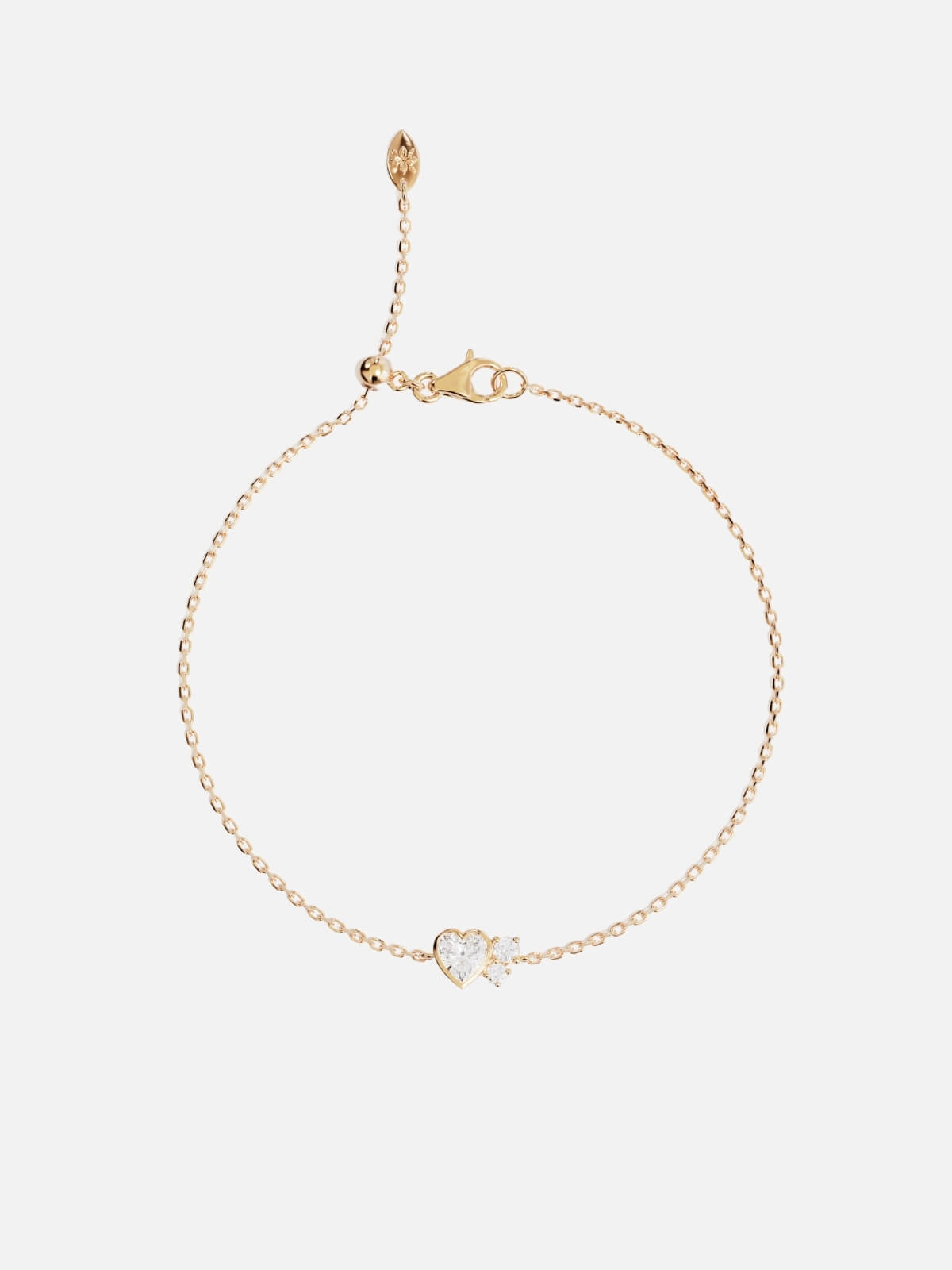 Dream Lover Heart Bracelet - 18k Gold
