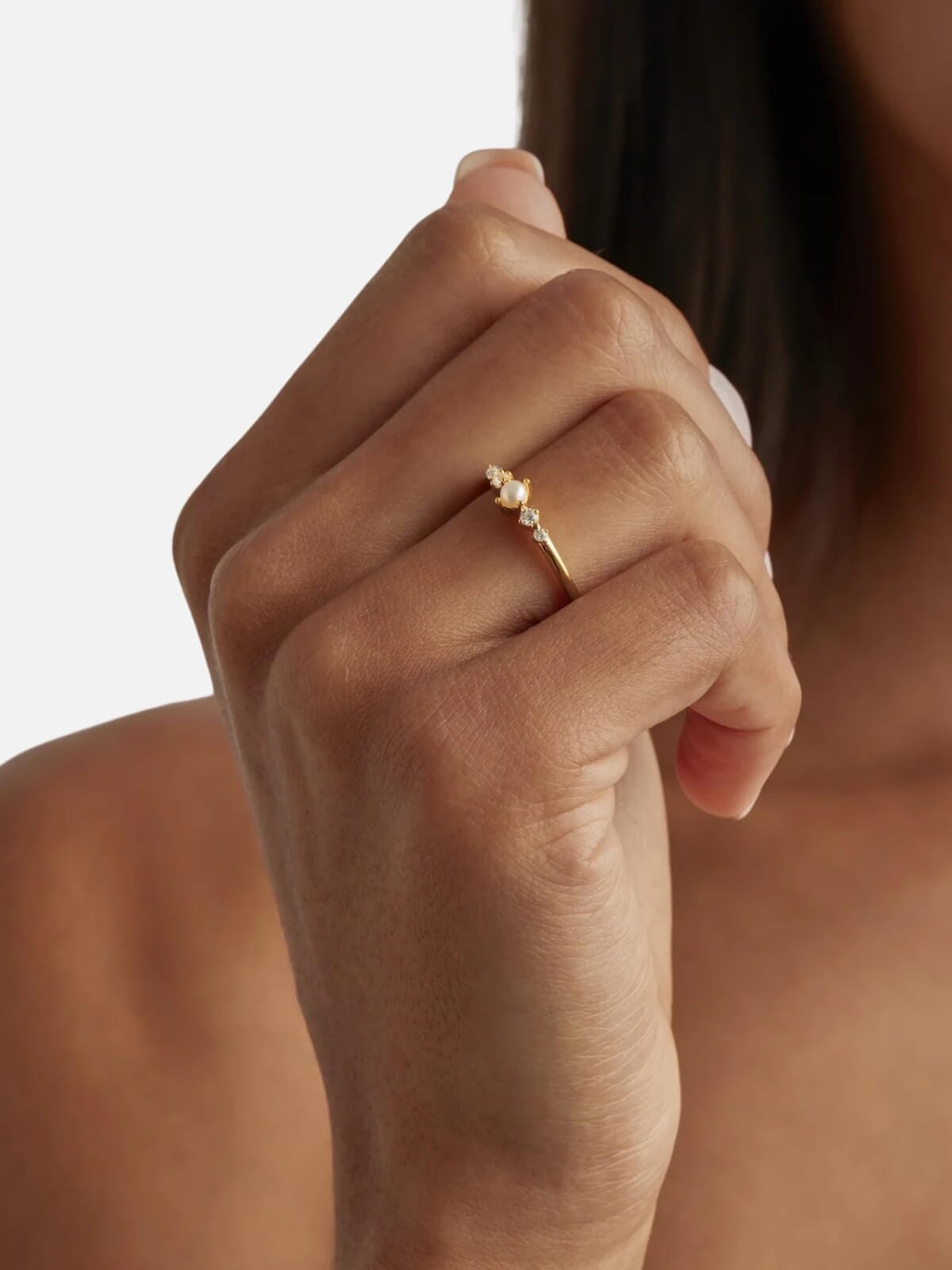 Gold Sea Foam Ring Rings By Charlotte