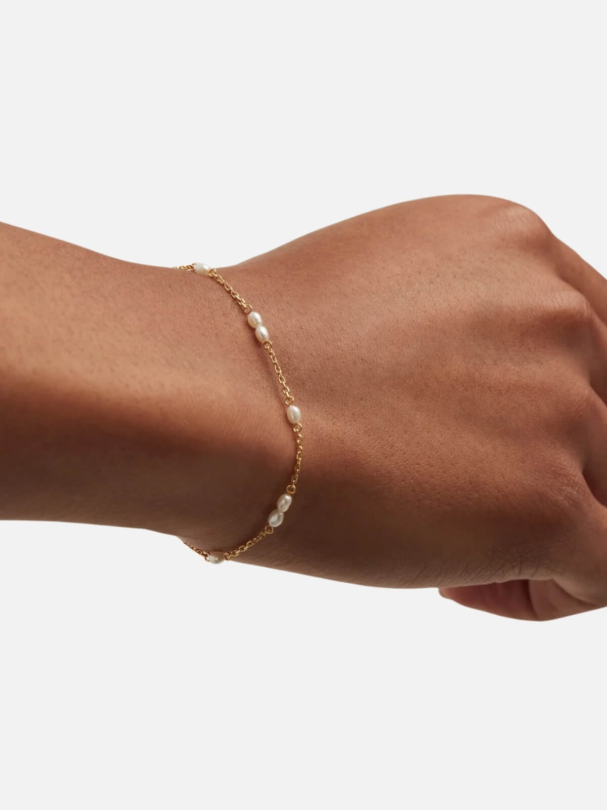 Gold Serene Dreams Pearl Bracelet