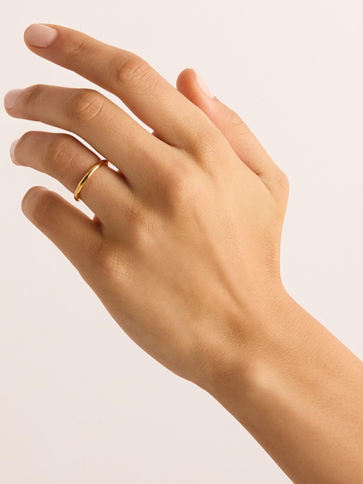 By Charlotte | Lover Ring Thin - Gold | Perlu