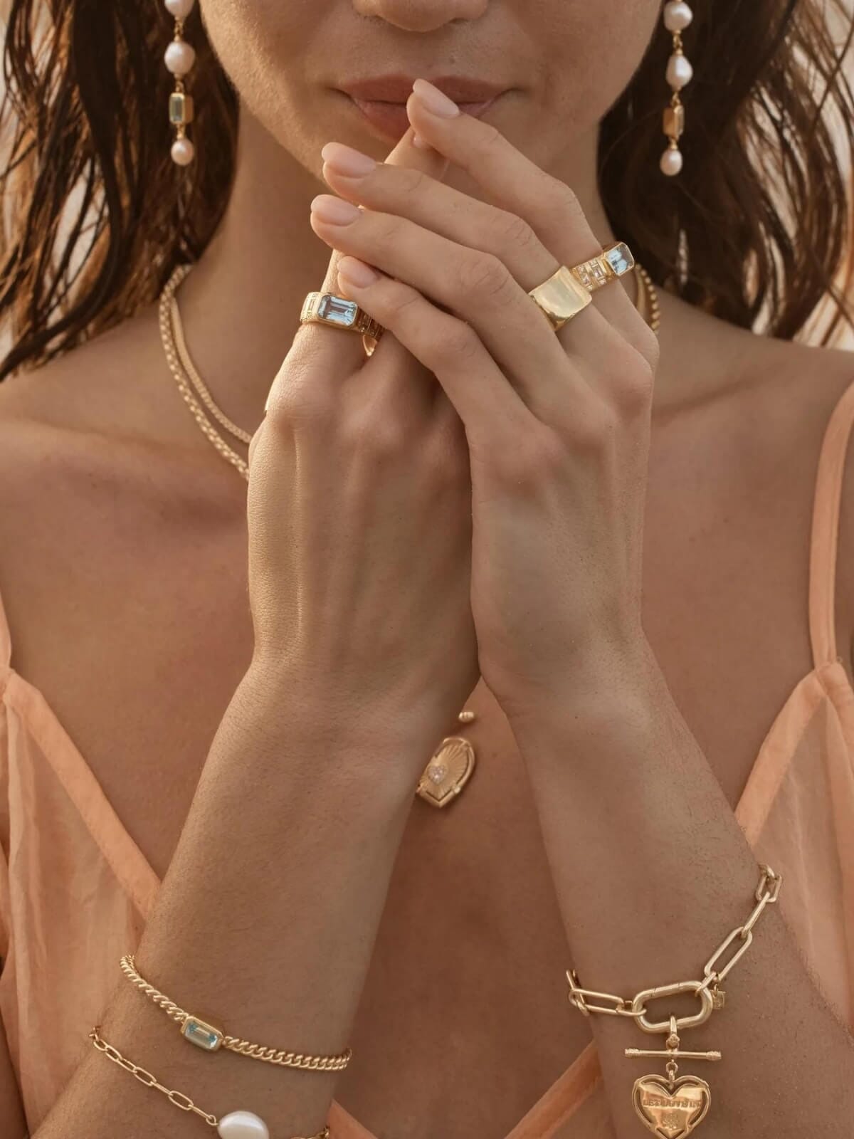 By Charlotte | Muse Ring - 18k Gold | Perlu